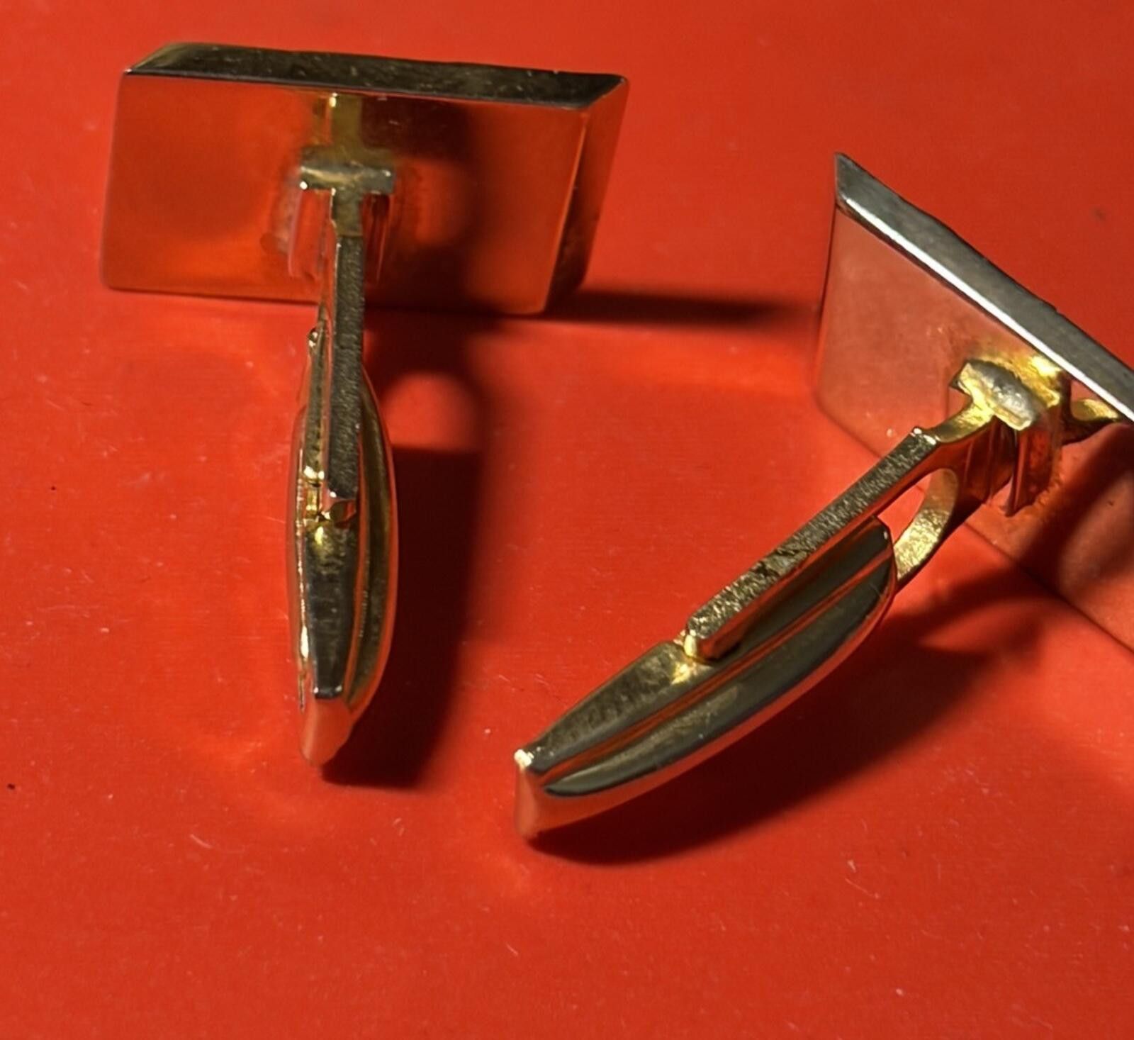 Sankuanz Swank Men's Vintage Cufflinks Gold Tone Size ONE SIZE - 5 Thumbnail