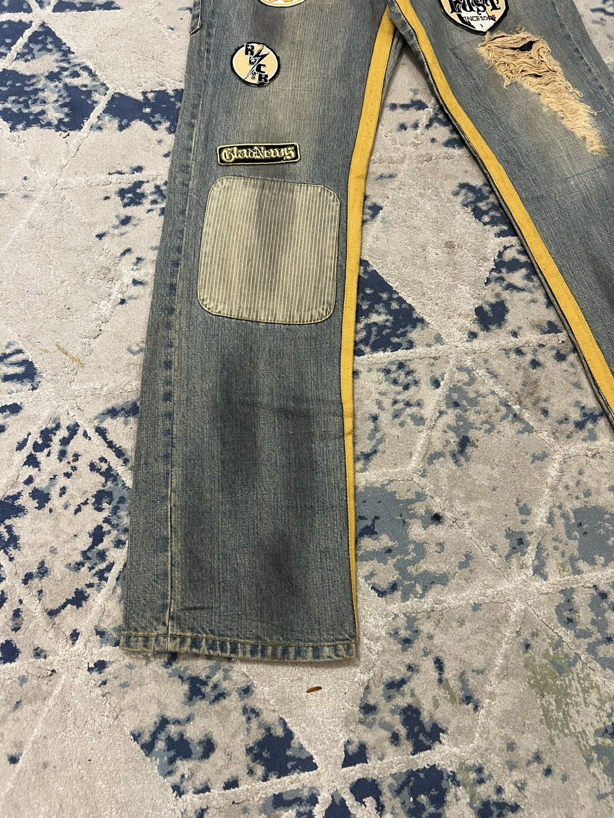 Japanese Brand Vintage Lust Inspired Hysteric Glamour denim flared jeans Size US 30 / EU 46 - 7 Thumbnail
