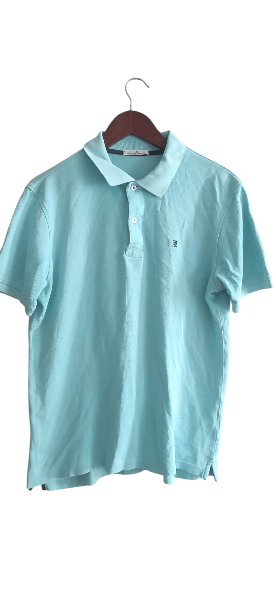 Carolina Herrera CH Carolina Herrera Blue Cotton Pique Polo T-Shirt Size US M / EU 48-50 / 2 - 1 Thumbnail