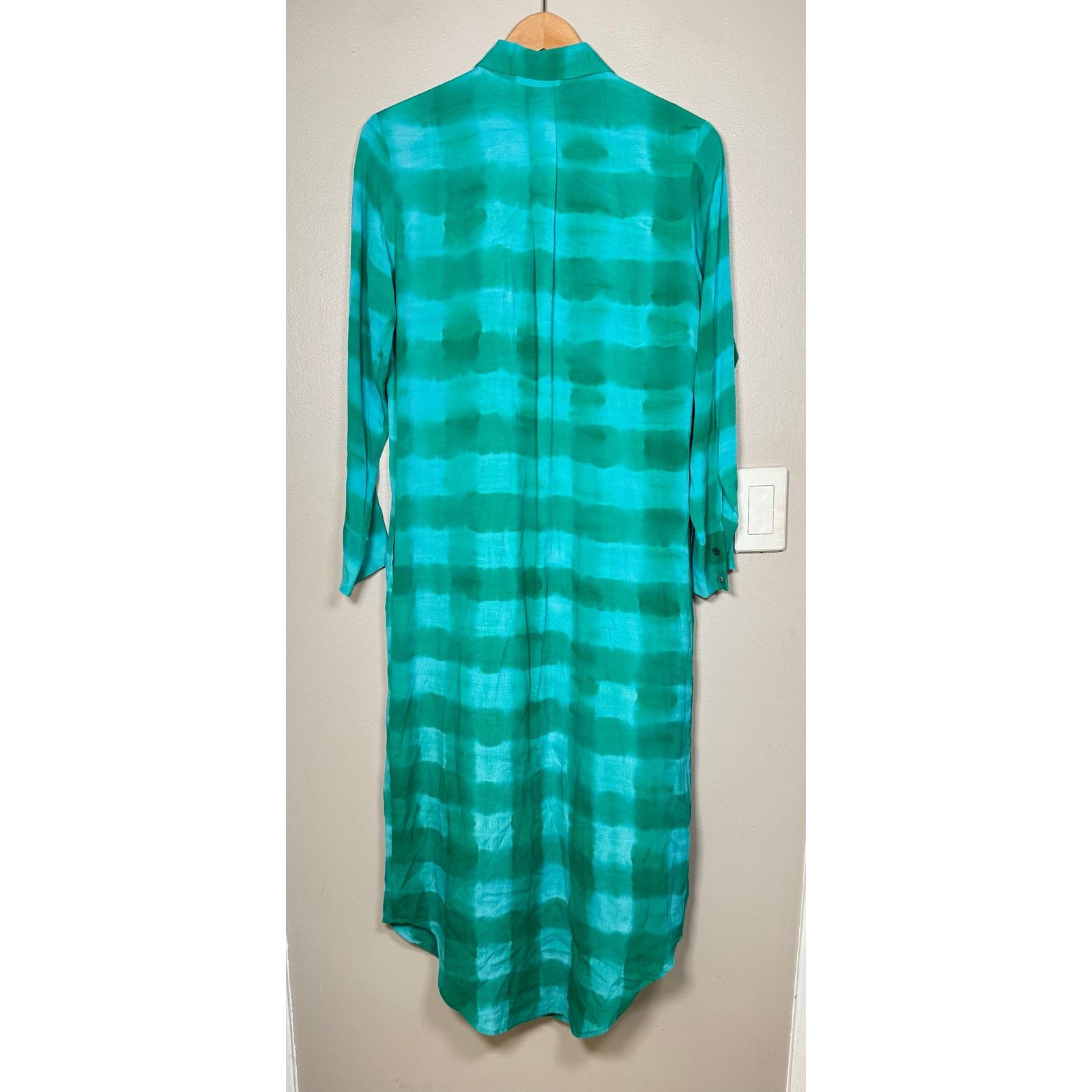 Designer Nous Antwerp Checked Maxi Shirt Dress XS Size XS / US 0-2 / IT 36-38 - 4 Thumbnail