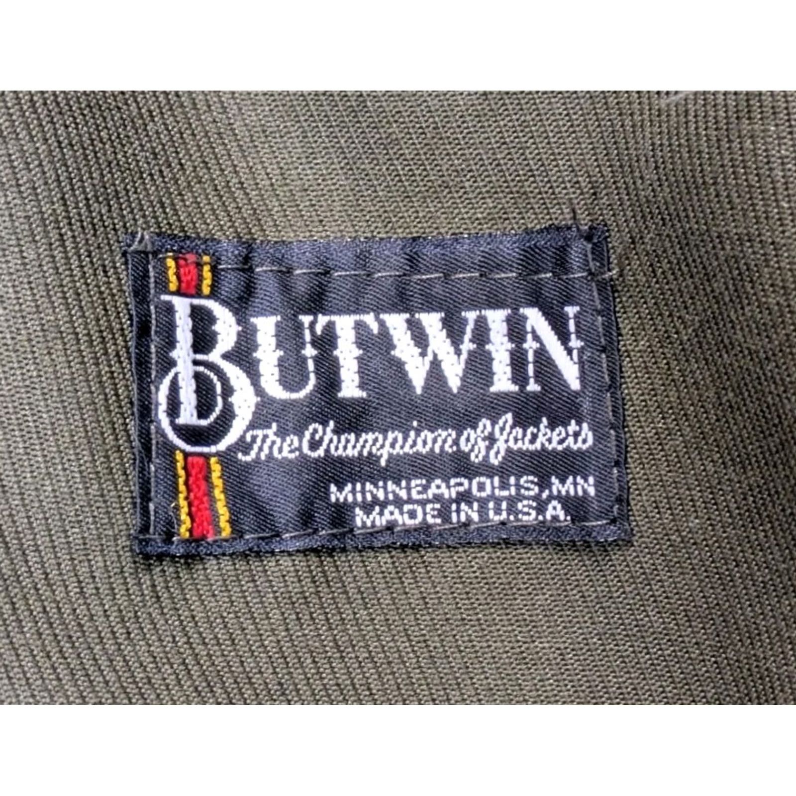 Vintage VINTAGE Butwin Jacket Wool Cruiser Union Made In USA Forrestry Military Green Size 42 Mens Size US XS / EU 42 / 0 - 5 Thumbnail