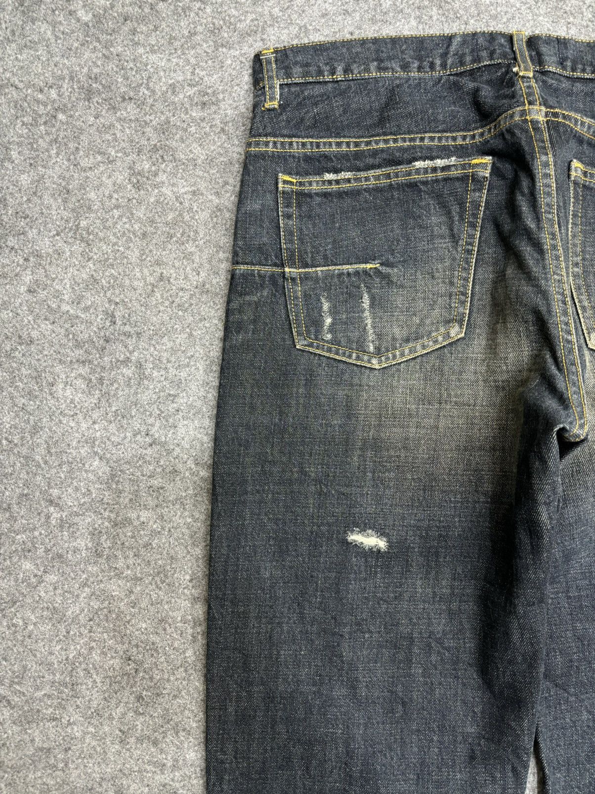 Designer 💥Designer💥Archival Ined Homme Distressed Denim F510 Size US 33 - 13 Thumbnail