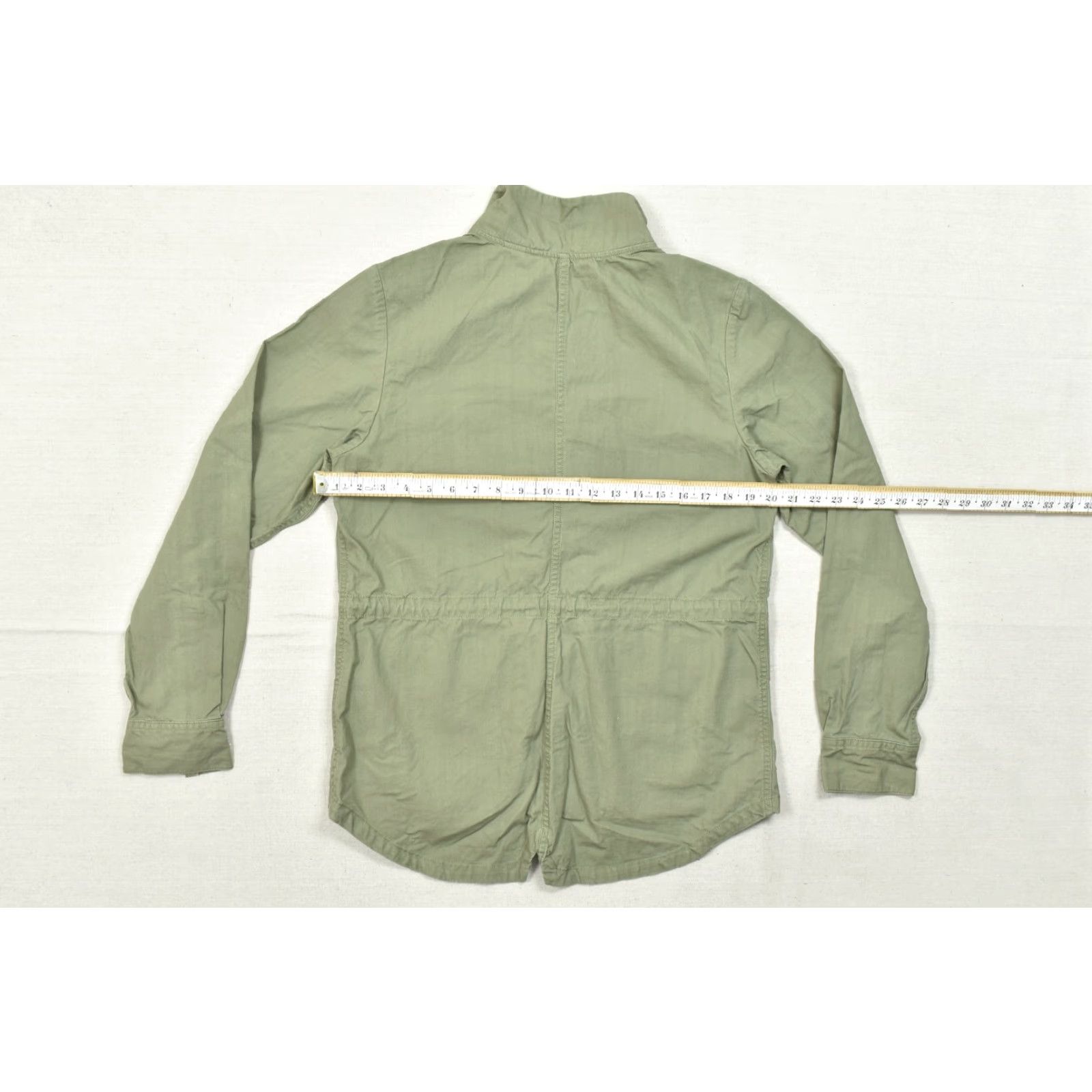 Vintage Cabela's Olive Green Canvas Utility Jacket Medium Classic Fit 100% Cotton Field Size M / US 6-8 / IT 42-44 - 3 Thumbnail