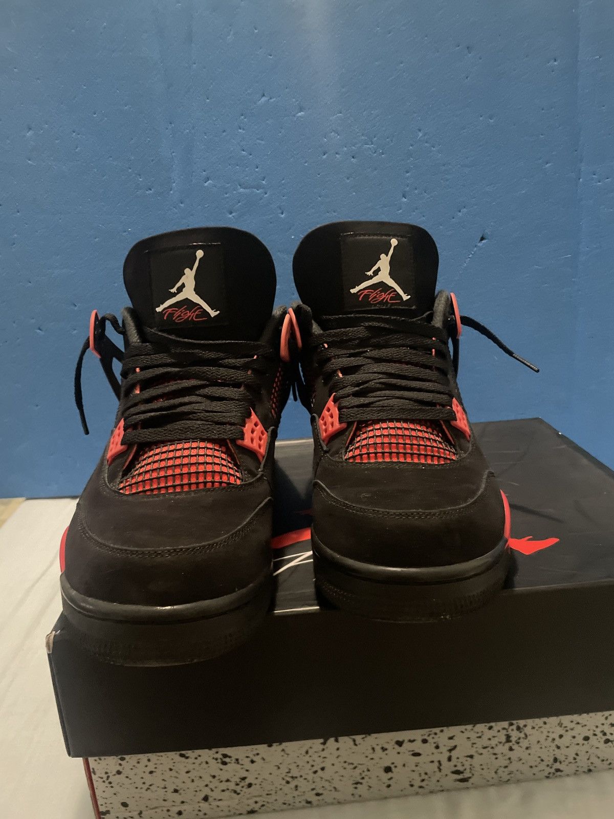 Jordan Brand Jordan 4s Red Thunders Size US 12 / EU 45 - 5 Thumbnail