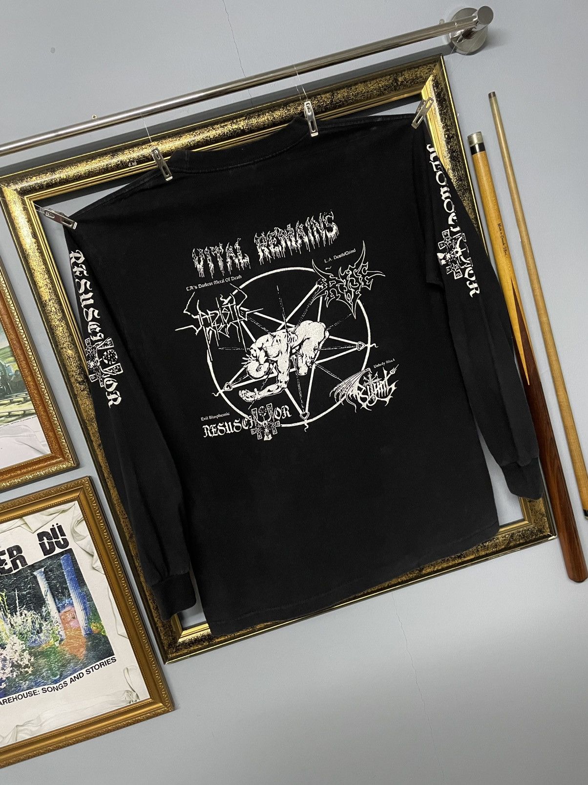 Vintage Vintage Late 1990s Vital Remains Og American Death Metal 666 Size US M / EU 48-50 / 2 - 12 Thumbnail