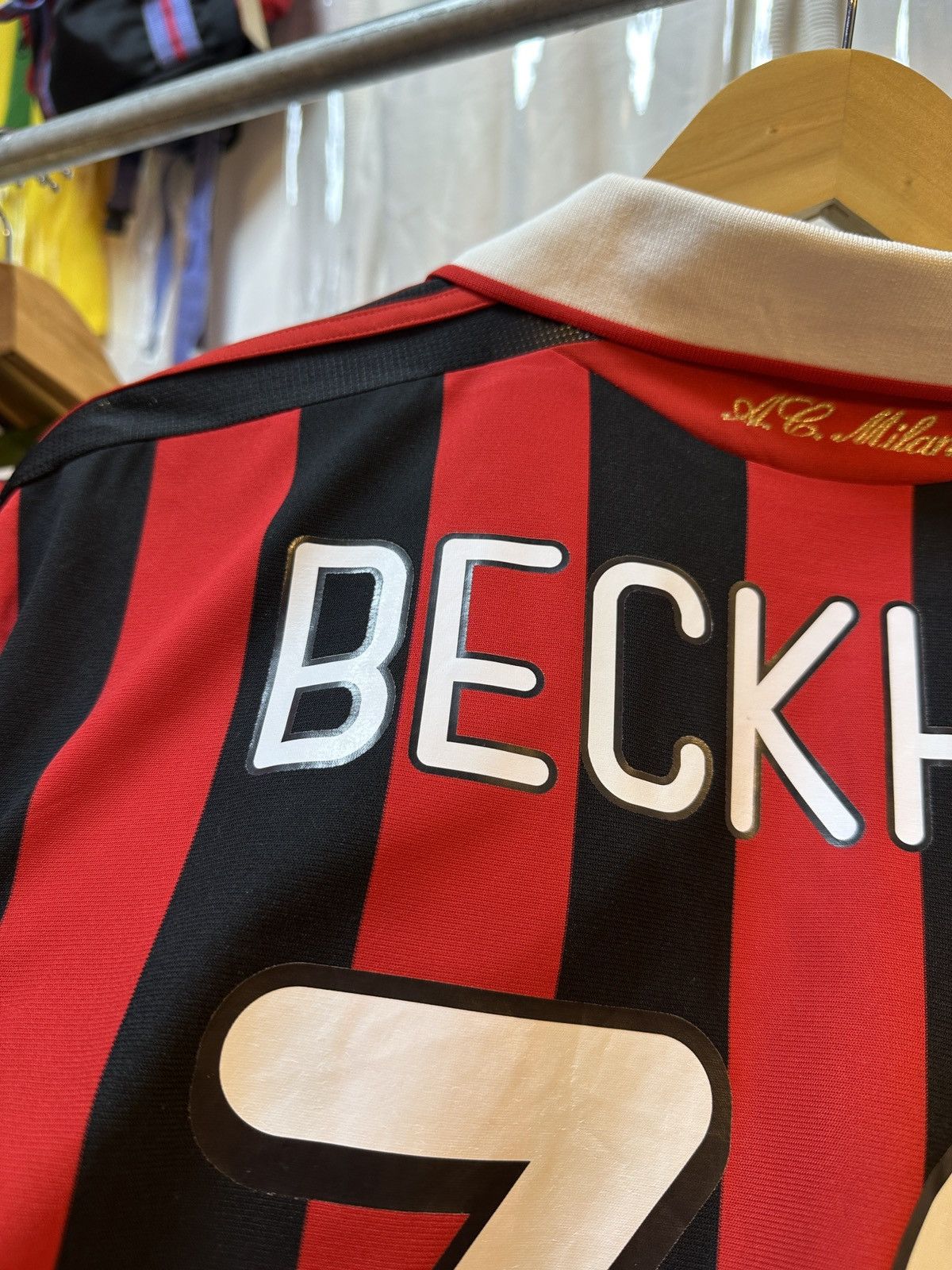 Adidas 2010-2011 AC Milan Home Kit BECKHAM 32 Size US S / EU 44-46 / 1 - 16 Thumbnail