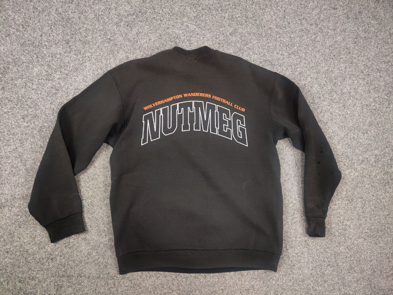 Nutmeg Rare Vintage 95's Wolverhampton Wanderers Nutmeg Sweatshirt Size US L / EU 52-54 / 3 - 15 Thumbnail