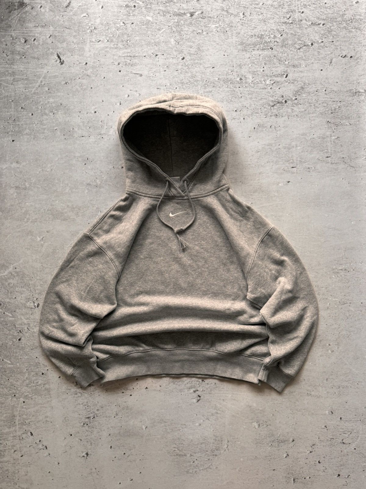 Nike × Vintage NIKE VINTAGE CENTER LOGO OVERSIZE BOXY HOODIE Size US S / EU 44-46 / 1 - 1 Thumbnail
