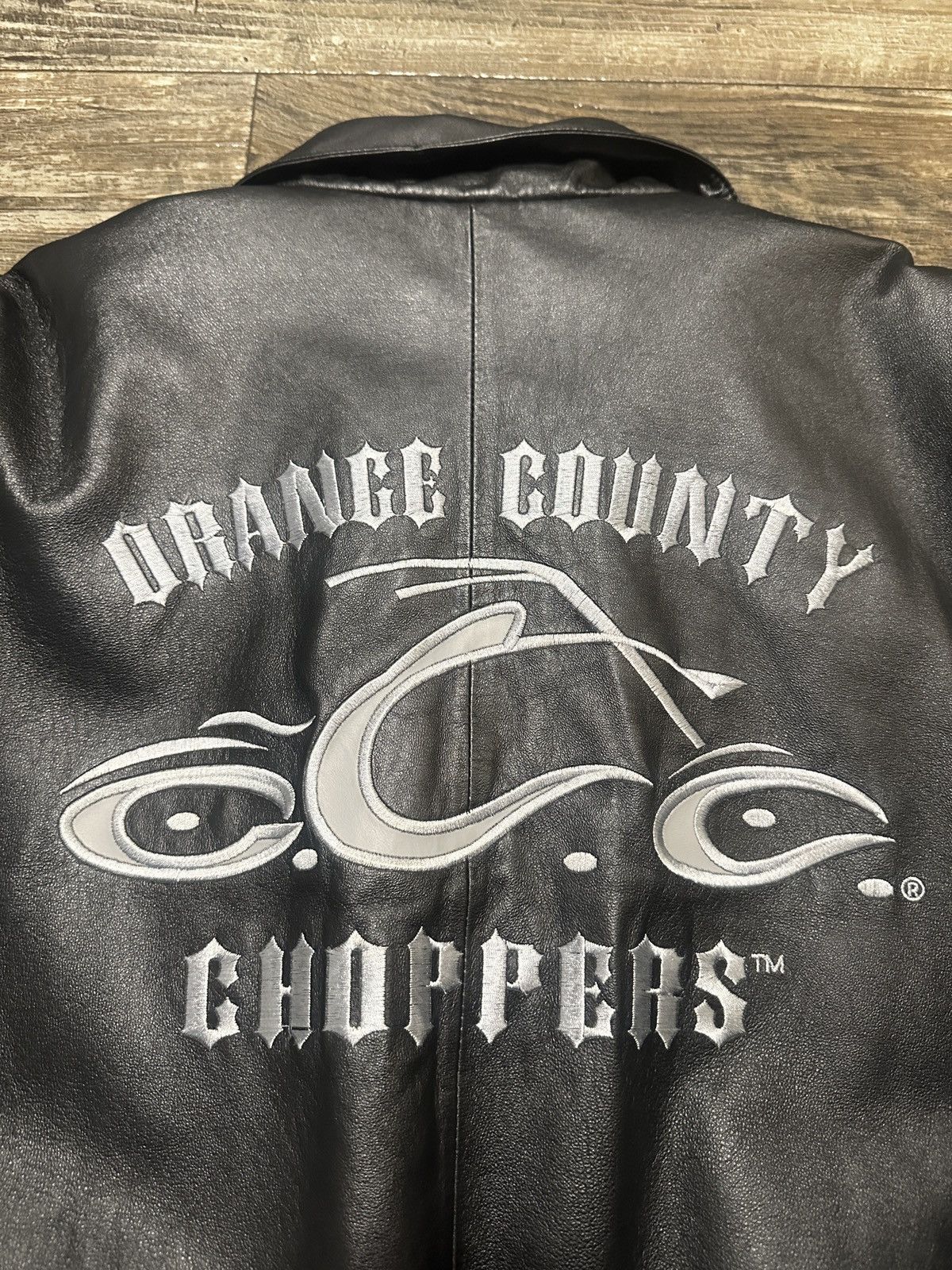 West Coast Choppers Vintage Orange County Choppers Leather Jacket Size US XL / EU 56 / 4 - 2 Thumbnail