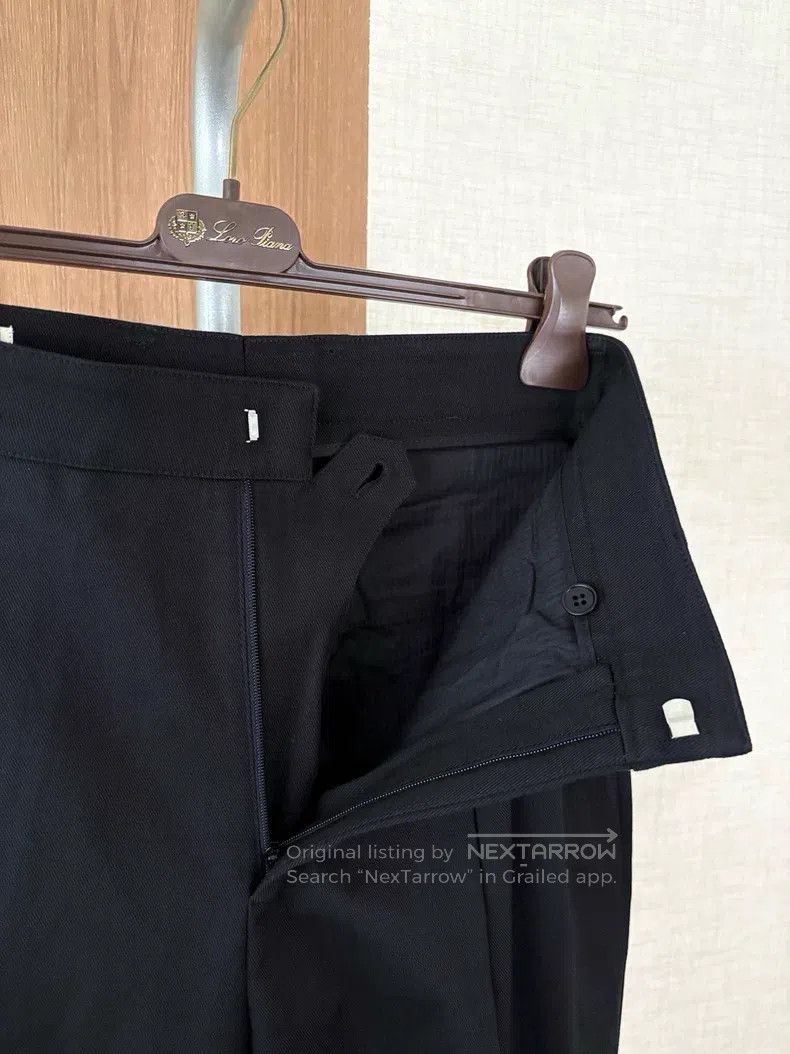 Hermes Hermes Autumn-Winter Men's Gabardine Pleated Casual Pants Size US 38 / EU 54 - 3 Thumbnail