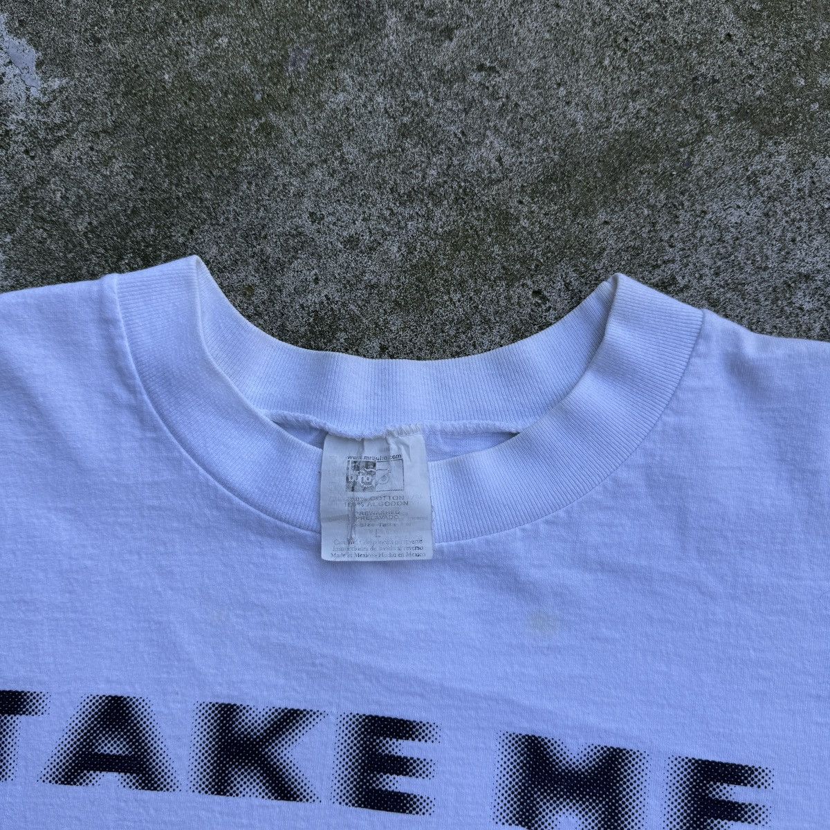 Vintage VINTAGE TAKE ME DRUNK I'M HOME TEE Size US L / EU 52-54 / 3 - 10 Thumbnail
