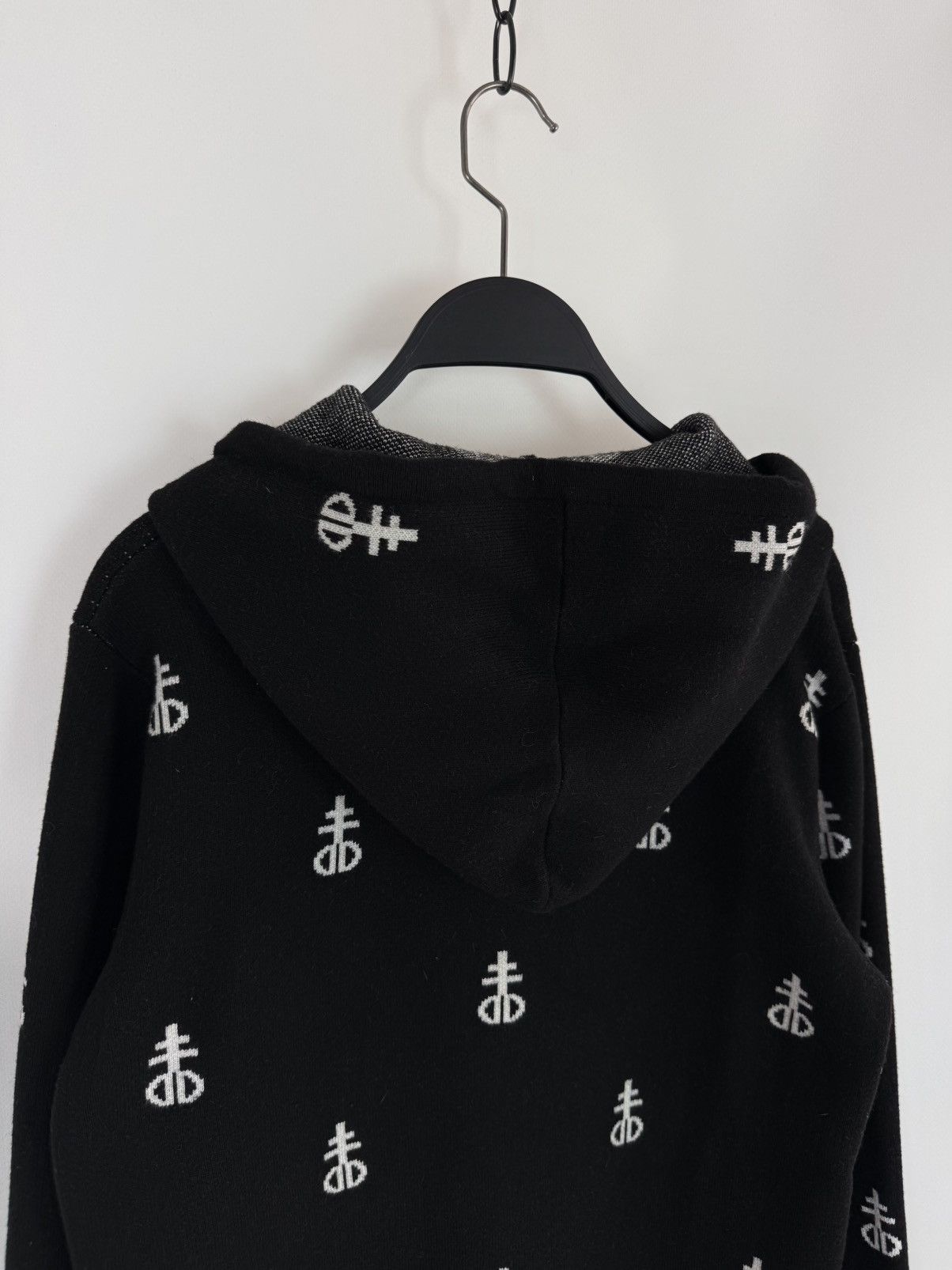 Drop Dead Drop Dead Blasphemy Knit Multi-Logo Hoodie Size US XS / EU 42 / 0 - 10 Thumbnail