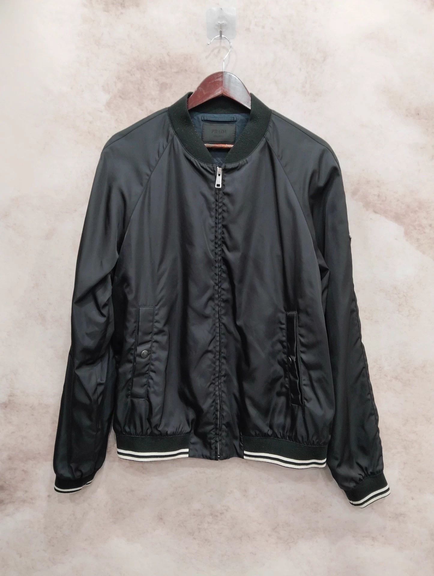 Prada Prada black baseball jacket size 54 Size US L / EU 52-54 / 3 - 1 Thumbnail