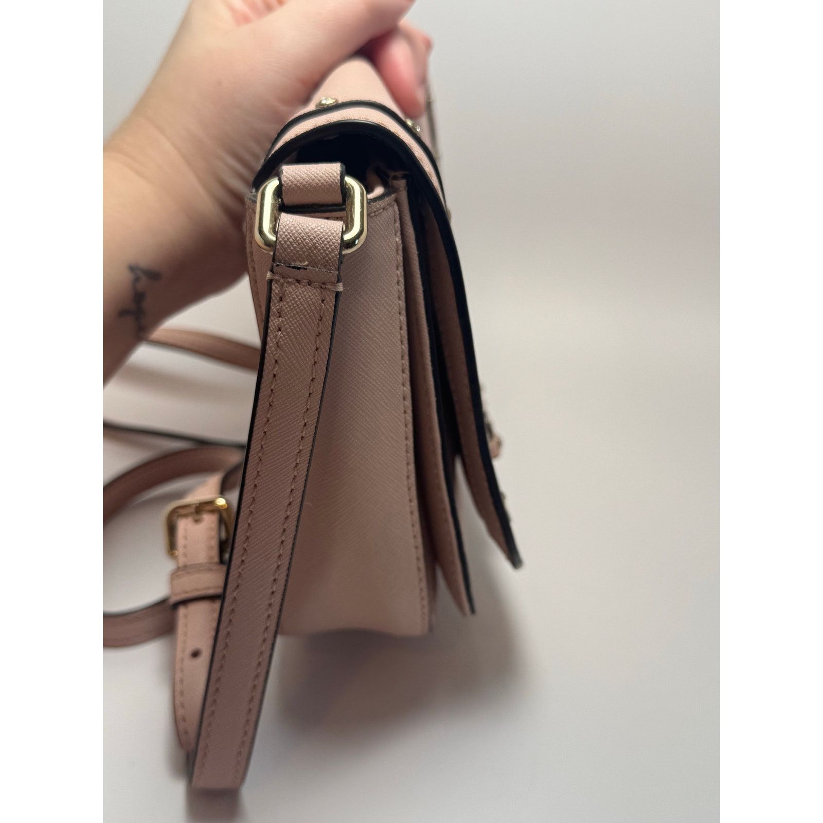 Kate Spade Kate Spade Laurel Way Gem Crossbody Pink Blush Leather Size ONE SIZE - 5 Thumbnail