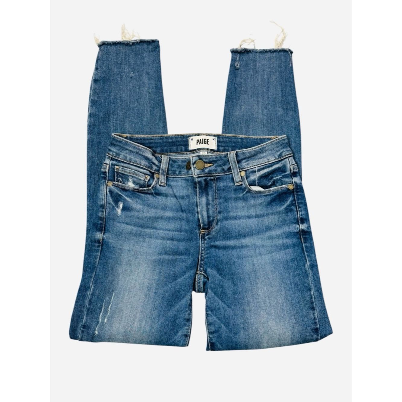 Paige Paige Verdugo Ankle Jeans In Flo Destructed Size 25 Size 25" / US 0 / IT 36 - 3 Thumbnail
