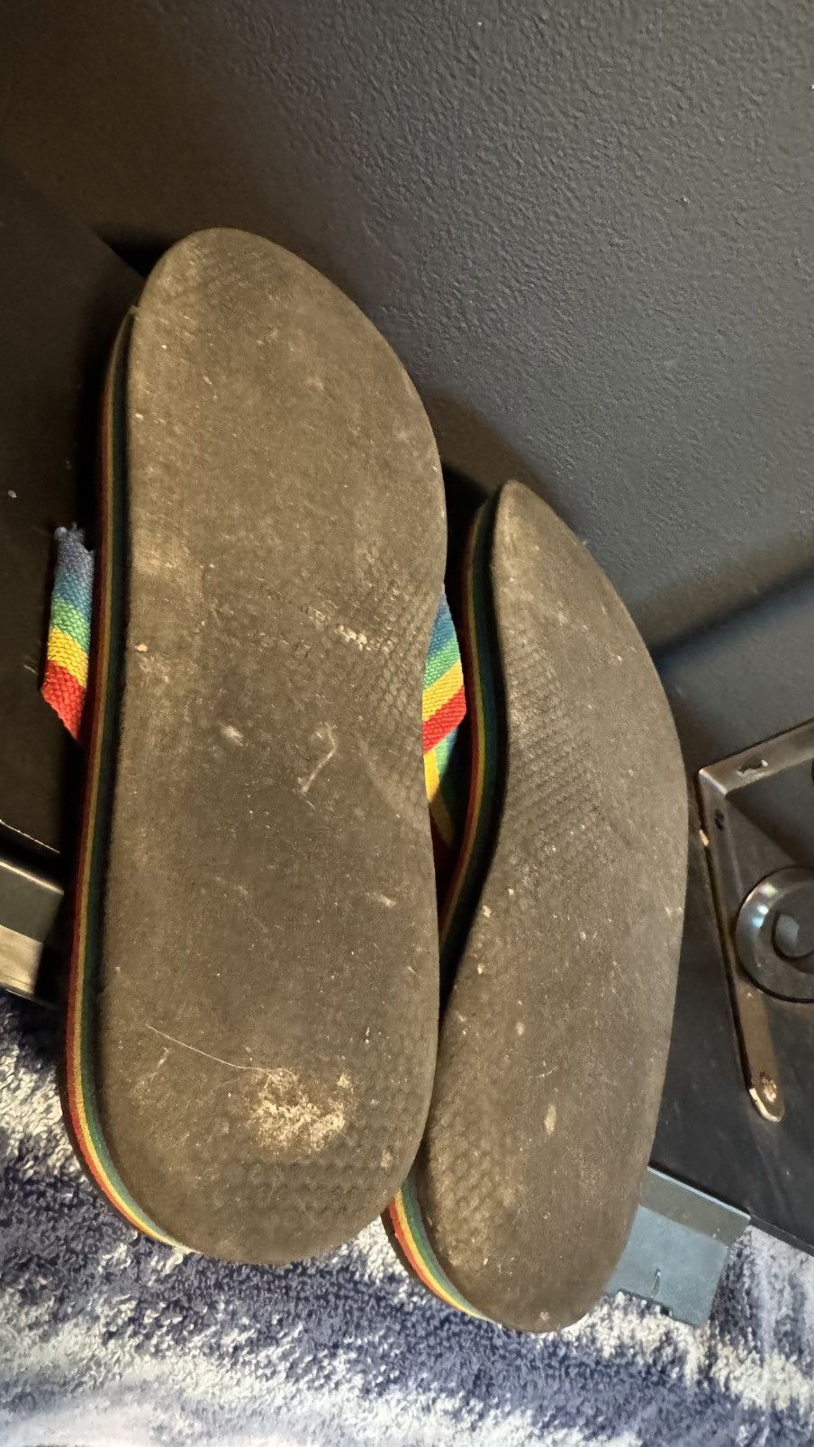 Saint Laurent Paris Saint Laurent Paris - rainbow 🌈 thong sandal Size US 13 / EU 46 - 4 Thumbnail