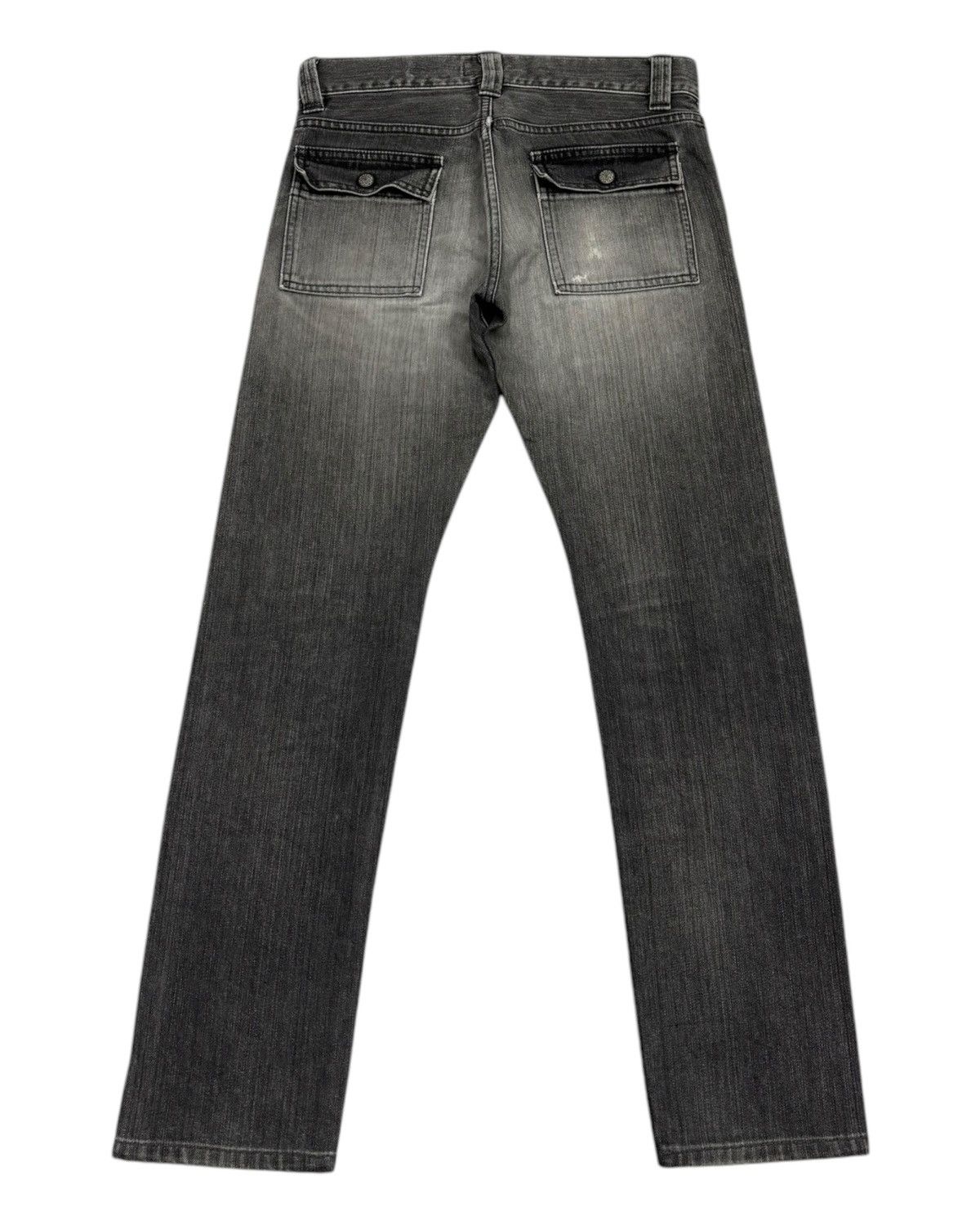 Kapital Kountry KAPITAL SLIM FIT DISTRESSED BUSH JEANS Size US 30 / EU 46 - 6 Thumbnail