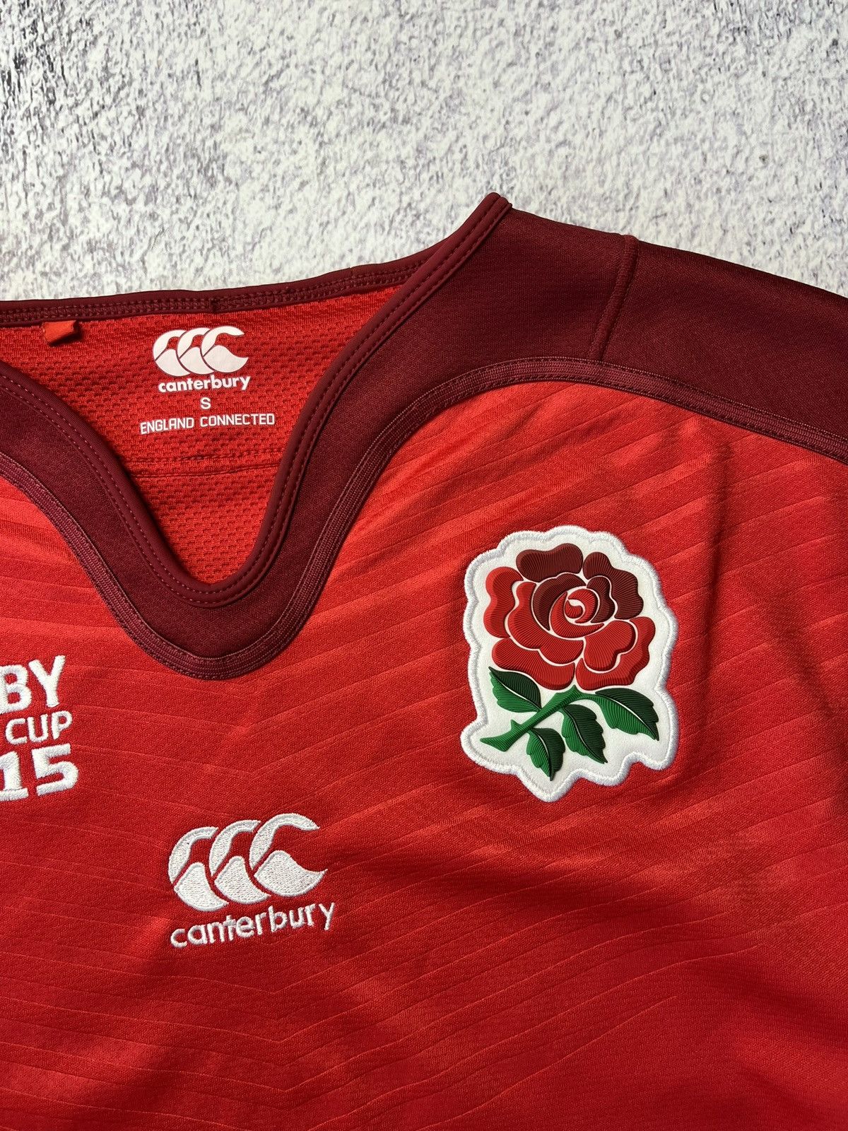 Vintage Canterbury England Rugby Jersey World Cup 2015 Authentic Size US S / EU 44-46 / 1 - 9 Thumbnail