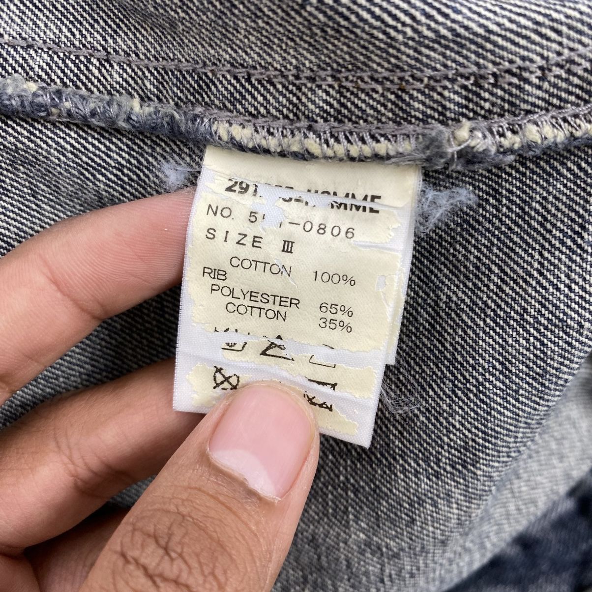 291295=Homme 292195=Homme Distressed Kmrii Ifsix Lgb Style Denim Jacket Size US M / EU 48-50 / 2 - 12 Thumbnail