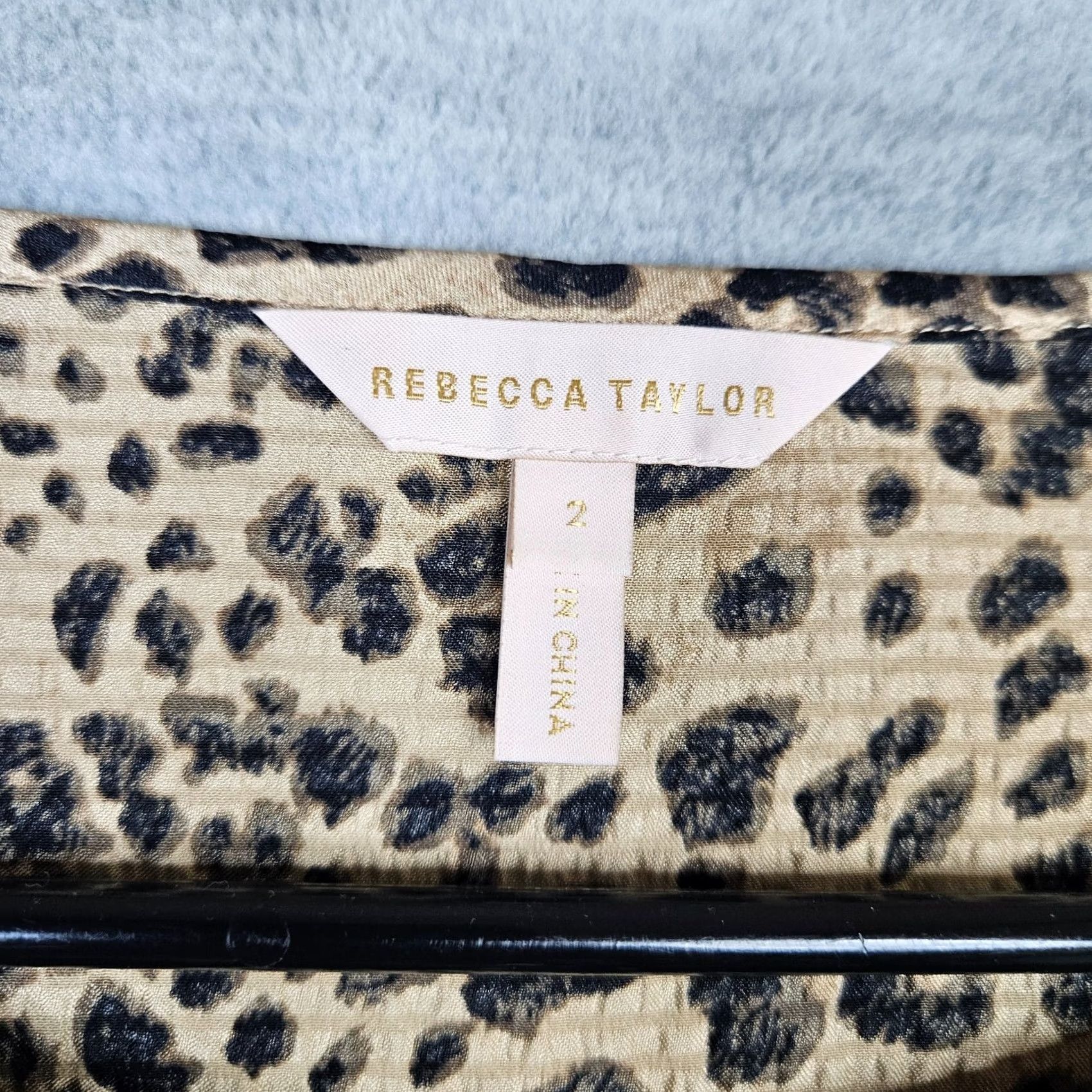 Vintage Rebecca Rebecca Taylor Woman Blouse Animal Print Silk 100% Long Sleeve Size 2 Brown Womens Regular Short Sleeve Size XS / US 0-2 / IT 36-38 - 5 Thumbnail
