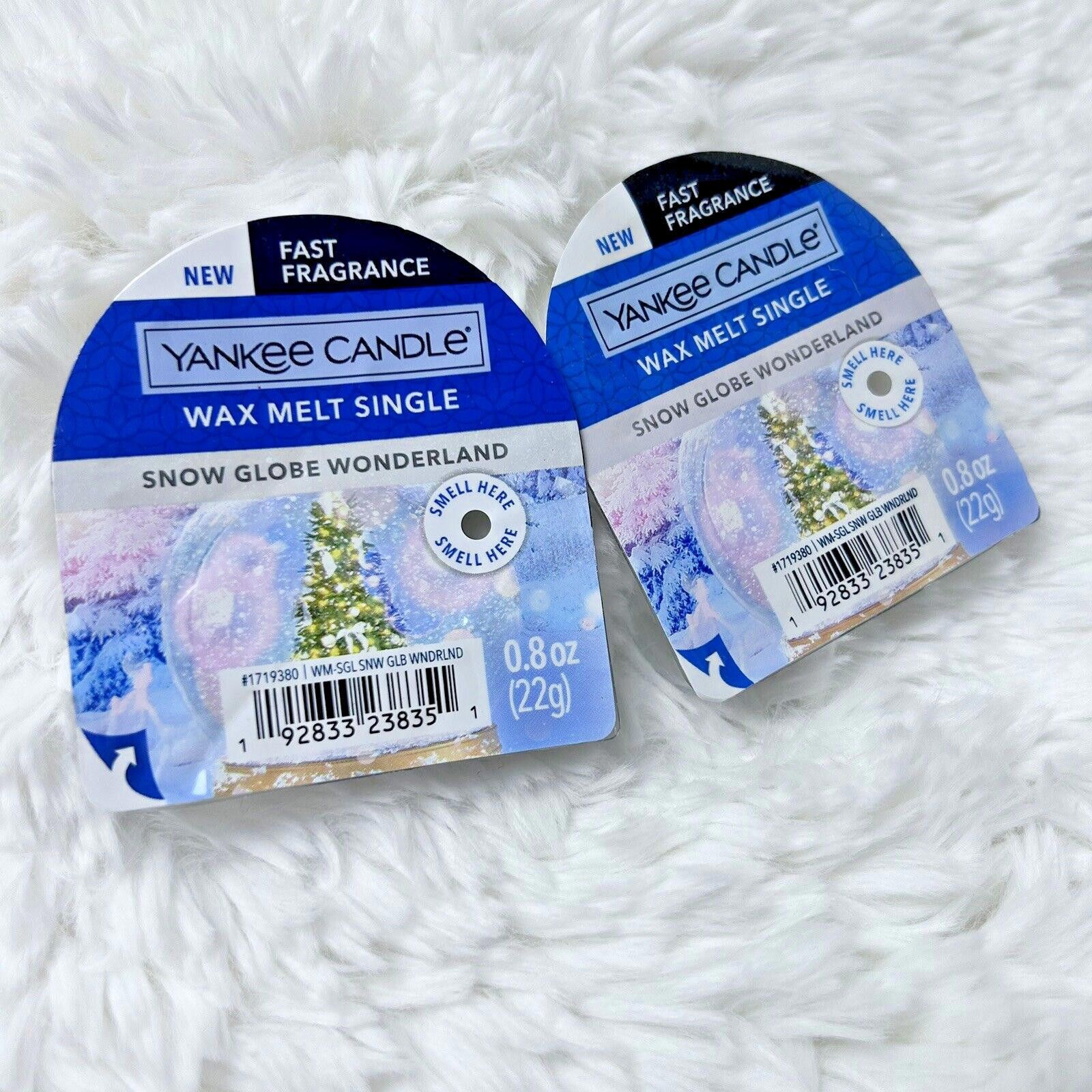 Designer 2 Pack Yankee Candle Wax Melt Singles SNOW GLOBE WONDERLAND Size ONE SIZE - 1 Thumbnail