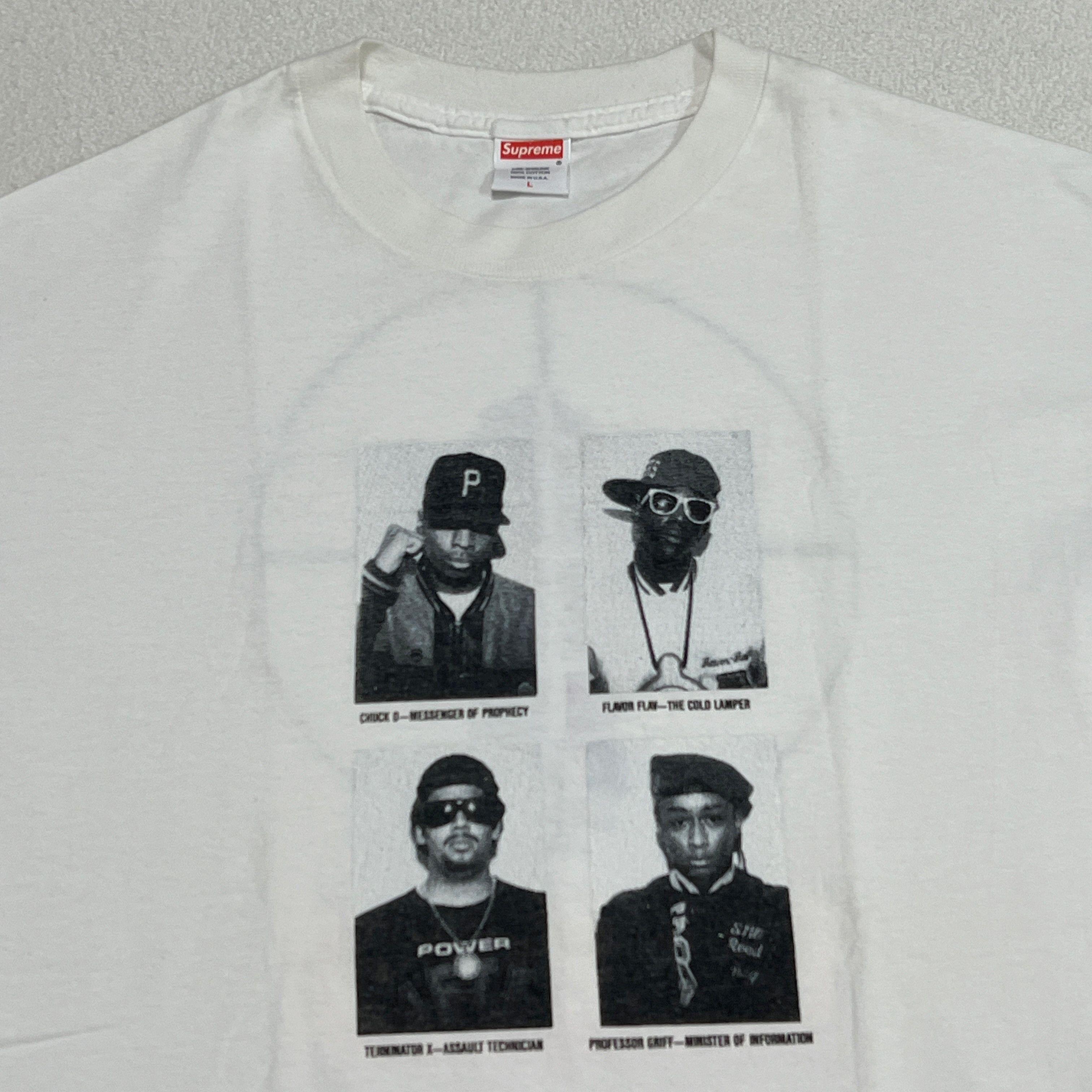 Supreme Supreme SS06 Public Enemy Mugshots Tee White Size US L / EU 52-54 / 3 - 4 Thumbnail