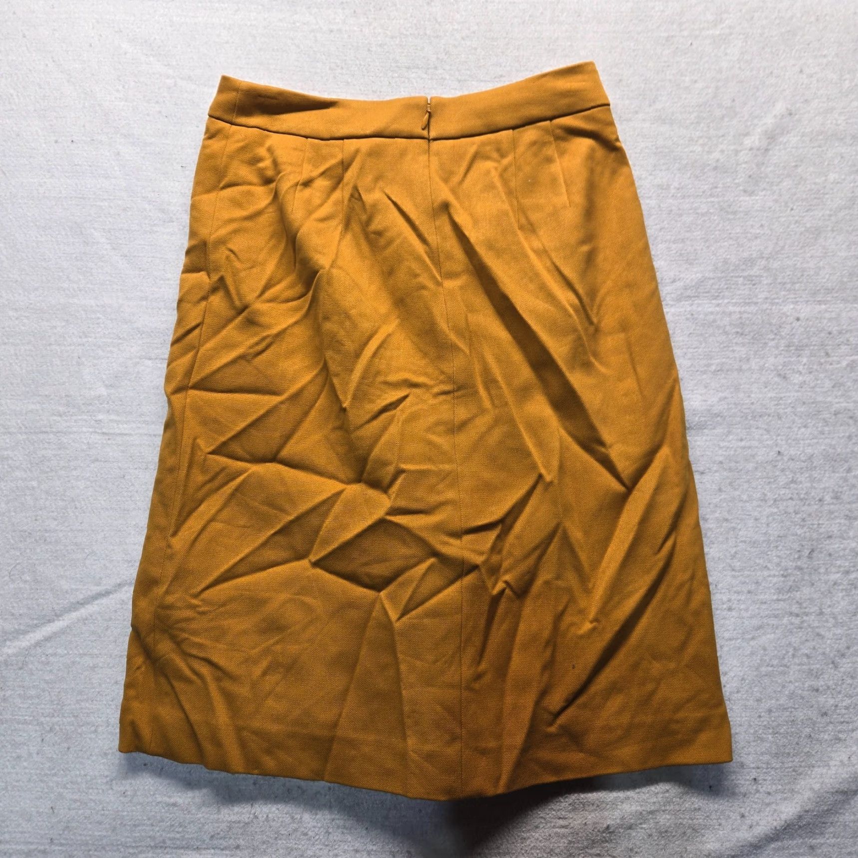 Loft LOFT Ann Taylor Skirt Orange Knee Length Adult Size 0 Women A-Line Solid Hosiery? Size 25" / US 0 / IT 36 - 5 Thumbnail