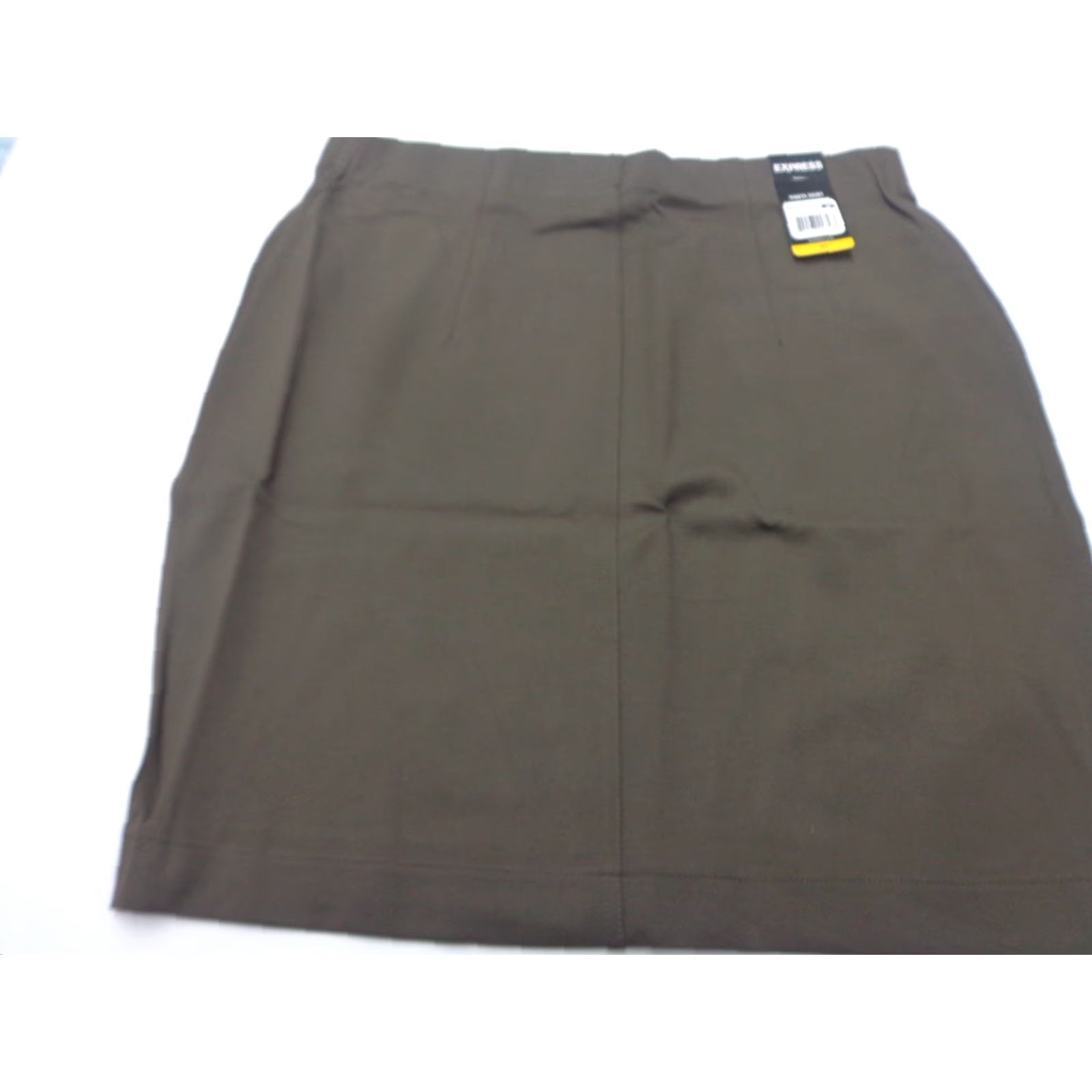 Express Express Women's Skirt Ponte Pull On Soft Stretch Brown M Short Mini Size 32" / US 10 / IT 46 - 4 Thumbnail