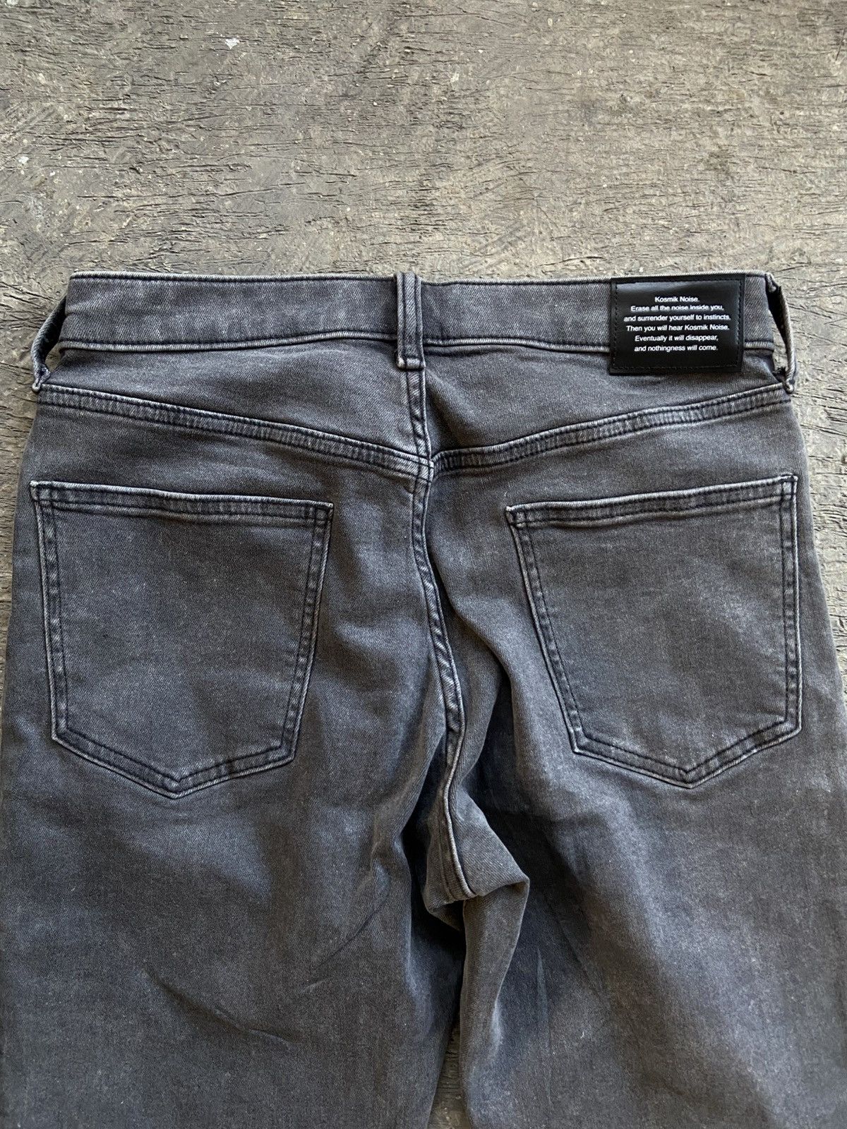 GU × Undercover SS24 GUxUNDERCOVER - Destressed Slim Fit Strech Jeans Pants Size US 31 - 11 Thumbnail