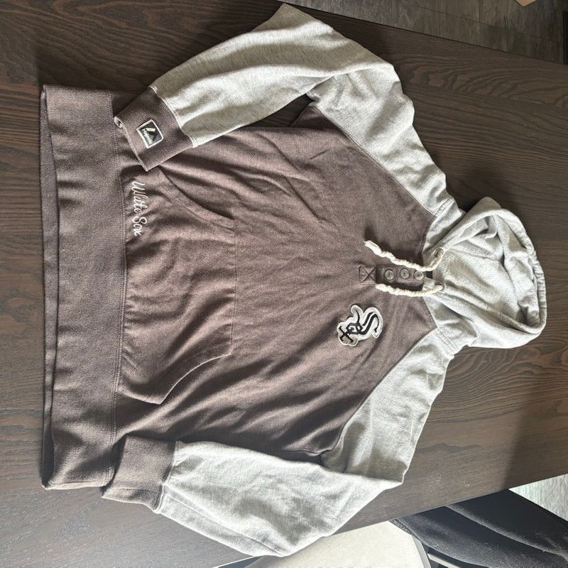 Majestic Majestic Chicago White Sox Mens L Hoodie 1/4 Button Up *Flaw Size US L / EU 52-54 / 3 - 1 Thumbnail