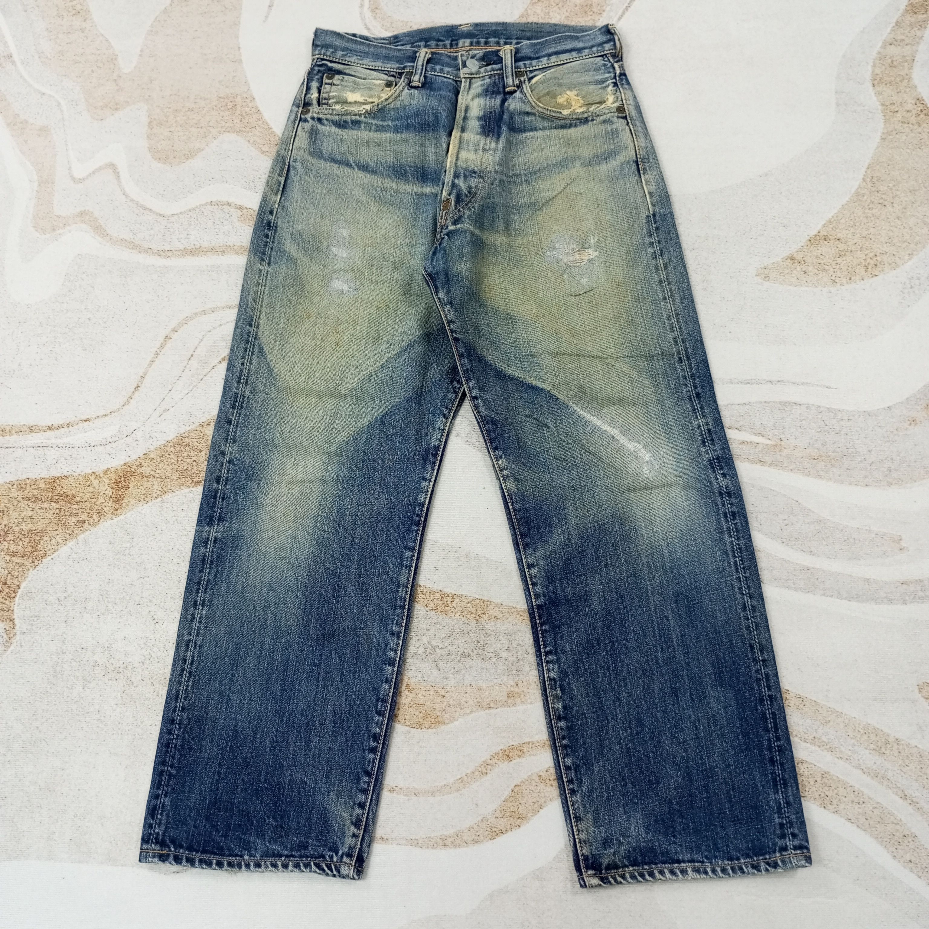 Evisu Evisu Japanese Brand Custom Daicock Jeans c235n5 Size US 27 - 4 Thumbnail