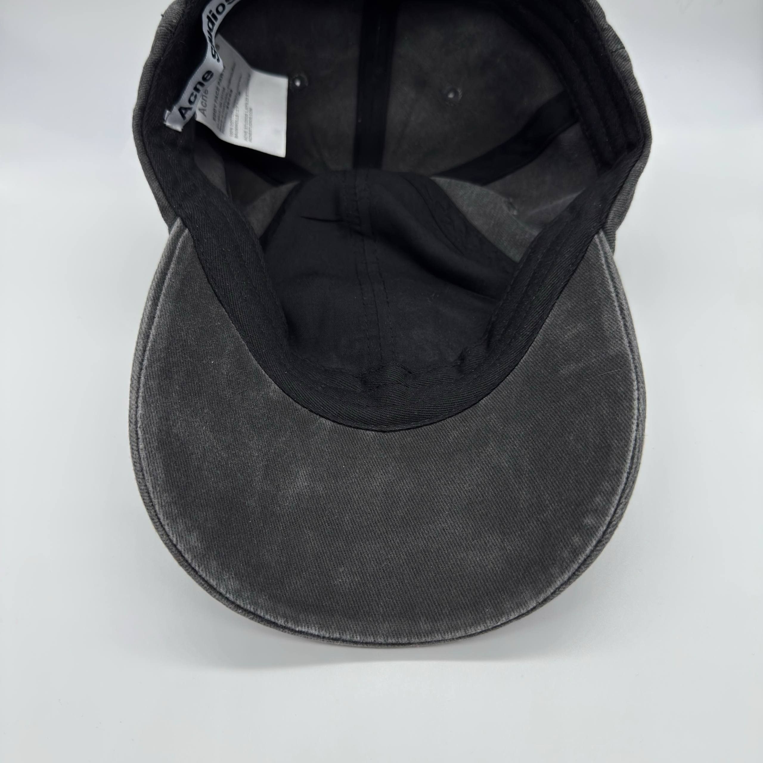 Acne Studios Acne Studios Big Logo Archive SK8 Cap Hat Gray Washed Color Size ONE SIZE - 8 Thumbnail
