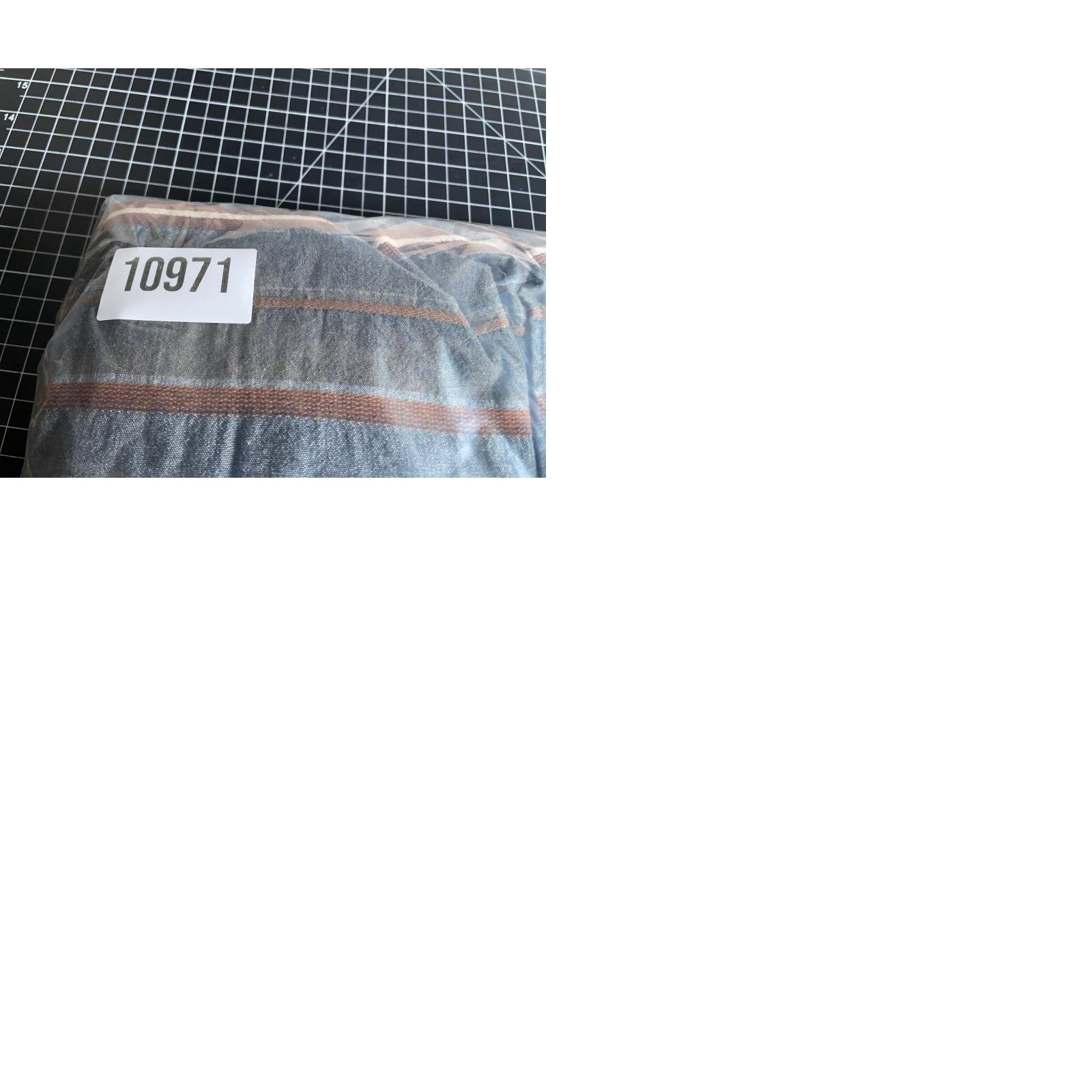 Carbon2Cobalt Carbon2Cobalt Lined Shirt Men's XL Gray Blue Striped 100% Cotton Shacket Size US XL / EU 56 / 4 - 9 Thumbnail
