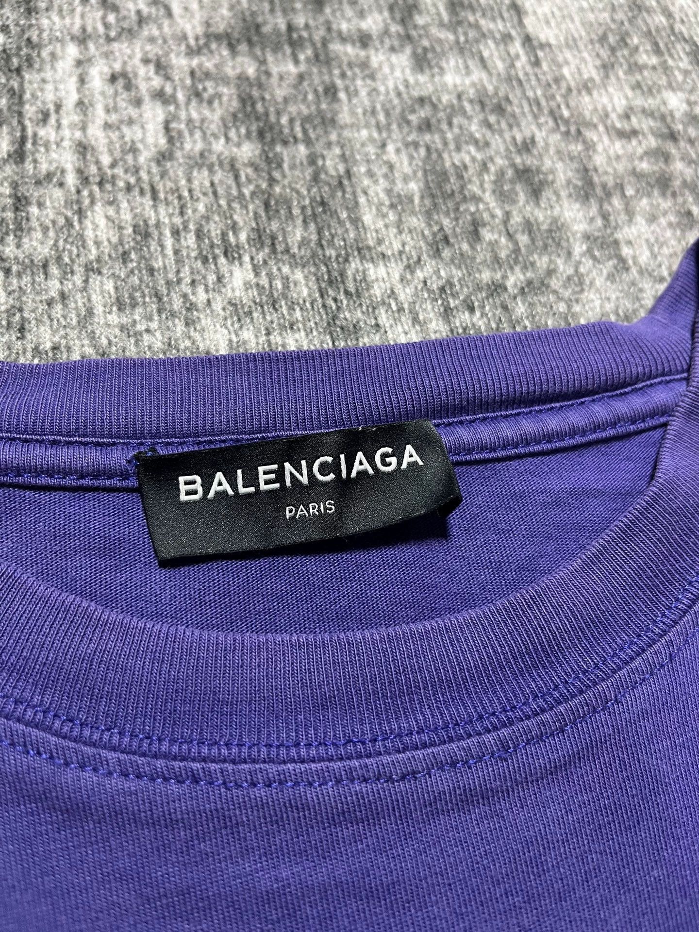 Balenciaga Balenciaga Balenciaga Purple Cola Wave M Short sleeved T-s Size US M / EU 48-50 / 2 - 5 Thumbnail