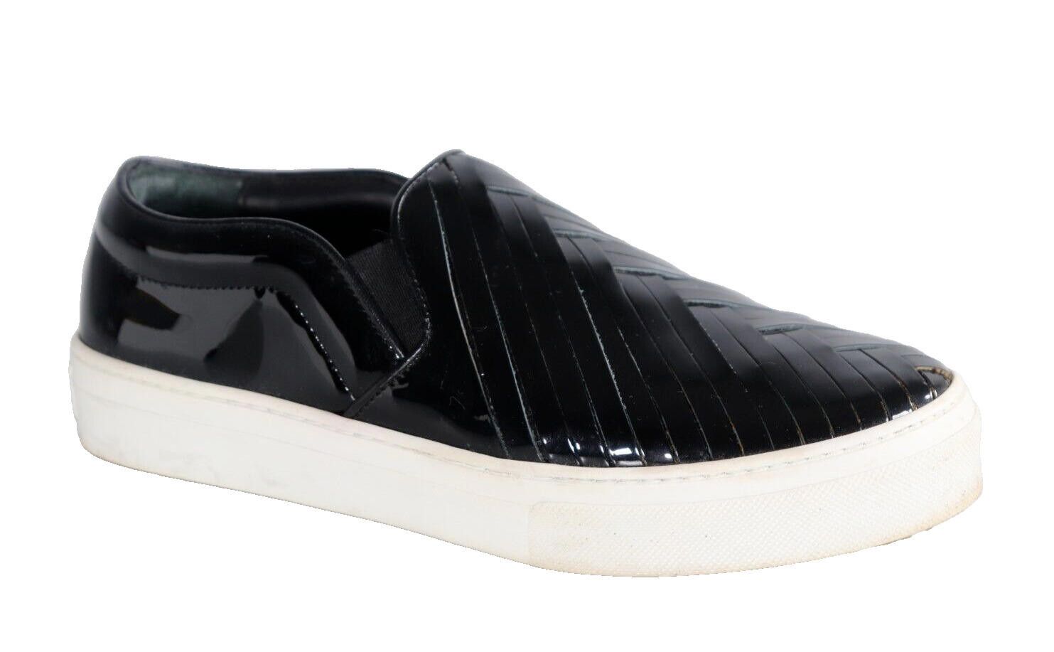 Celine Celine Women's Size 37 Black Patent Leather Slip On Sneaker Size US 7 / IT 37 - 1 Thumbnail