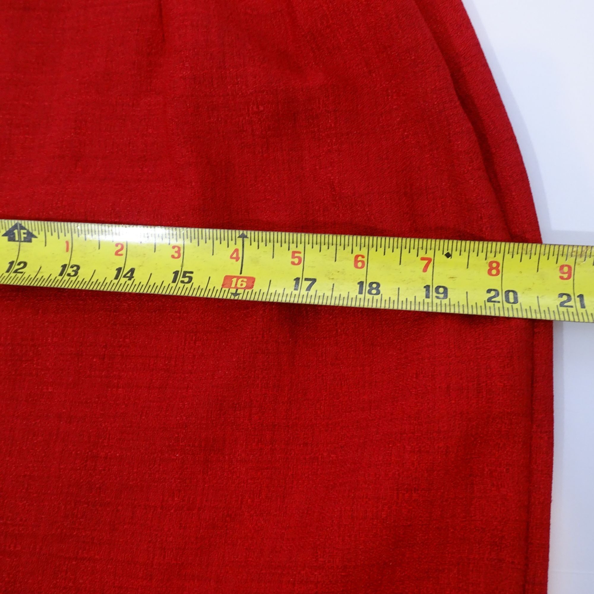 Other Vintage Leslie Fay 2 Pc Red Skirt Suit Women Size 10 Size L / US 10 / IT 46 - 16 Thumbnail