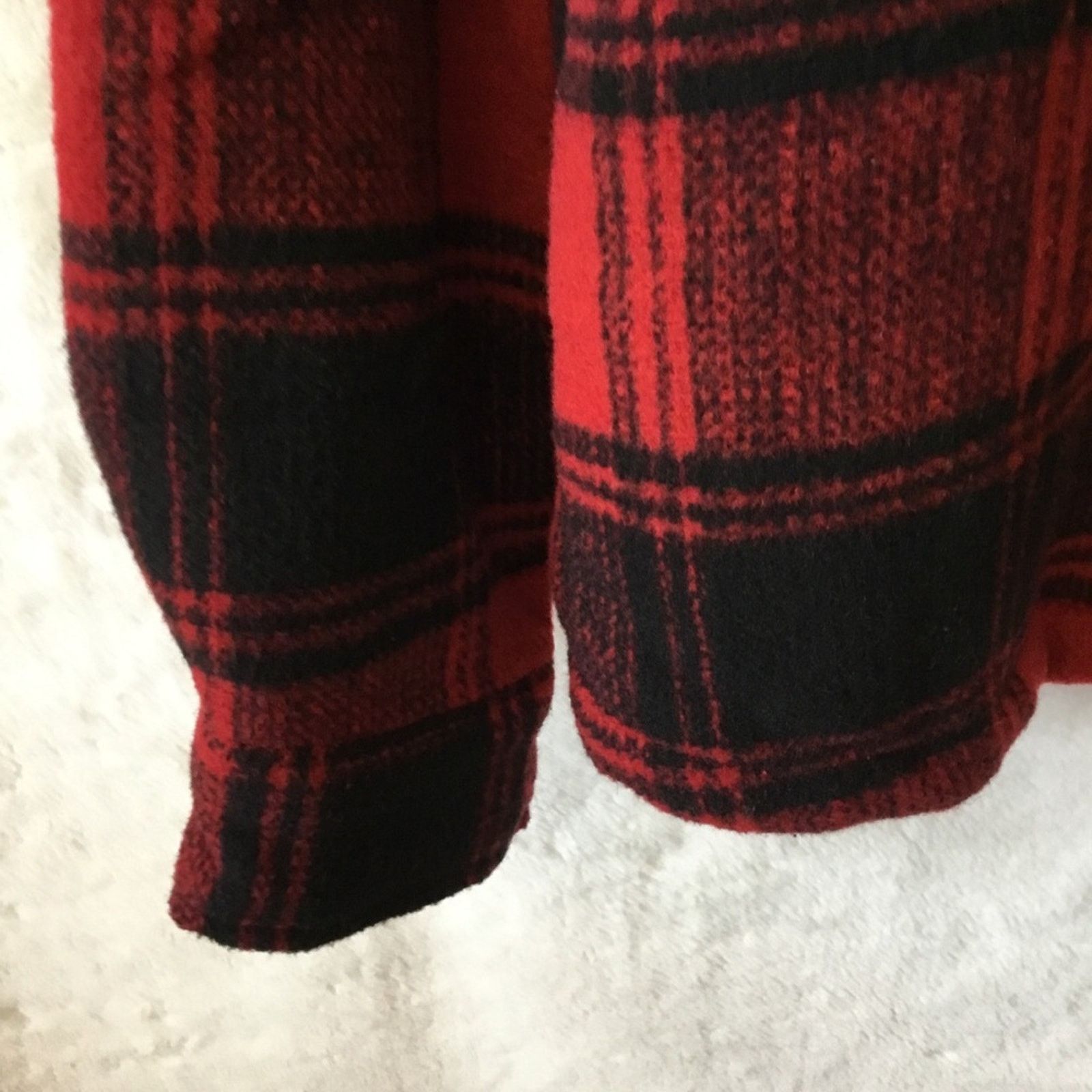 Other Temt Red Plaid Sherpa-Lined Hoodie Jacket Size L / US 10 / IT 46 - 4 Thumbnail