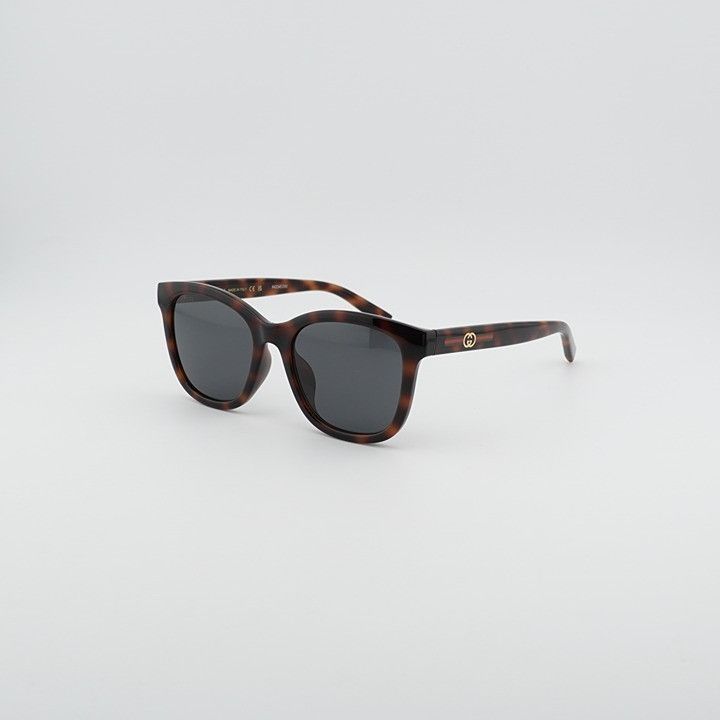 Gucci Gucci GG1984SK 002 Unisex Sunglasses Havana Square Frame Size ONE SIZE - 7 Thumbnail