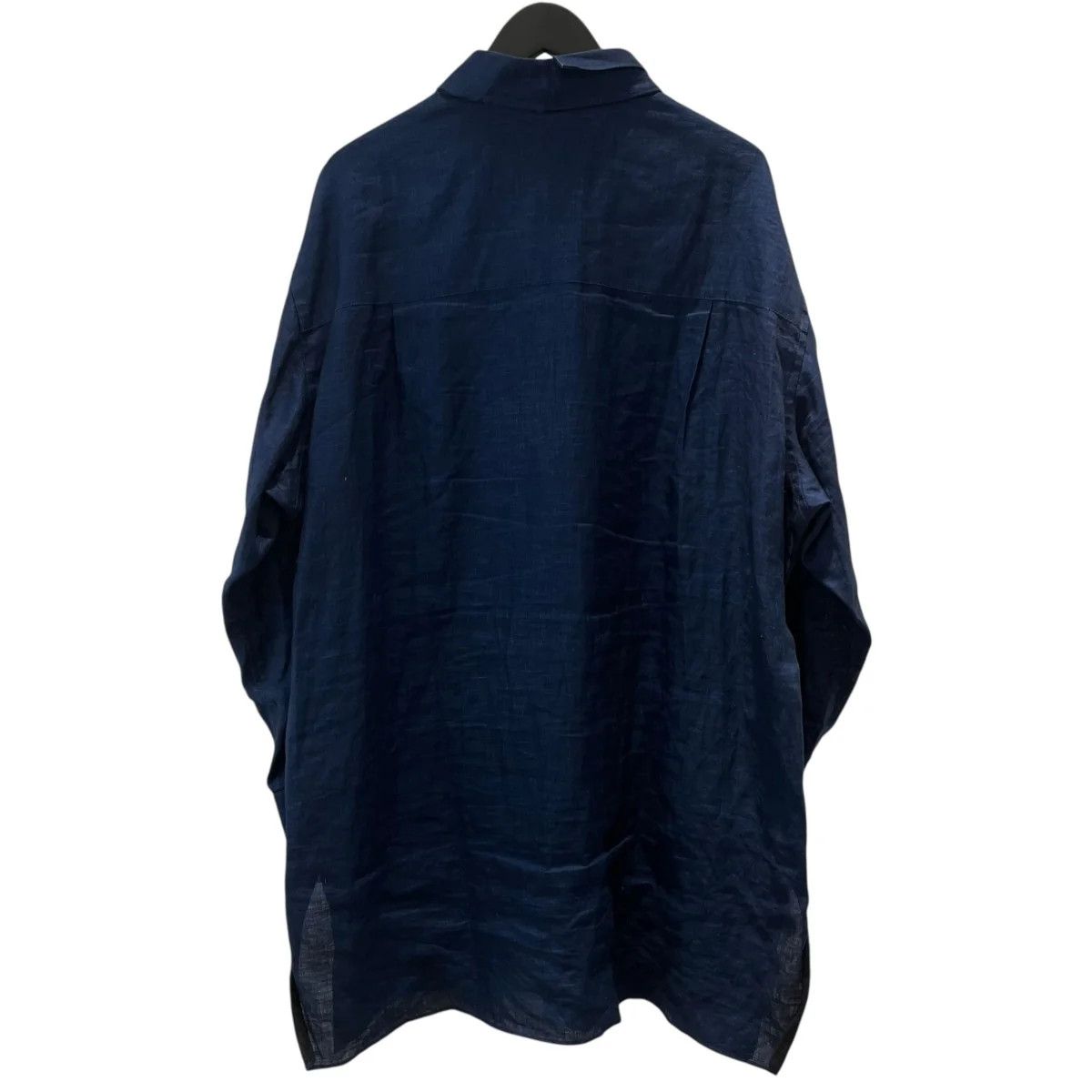 Yohji Yamamoto Yohji Yamamoto pour homme/23ss INDIGO COLLAR FRONT shirt Size US M / EU 48-50 / 2 - 2 Thumbnail