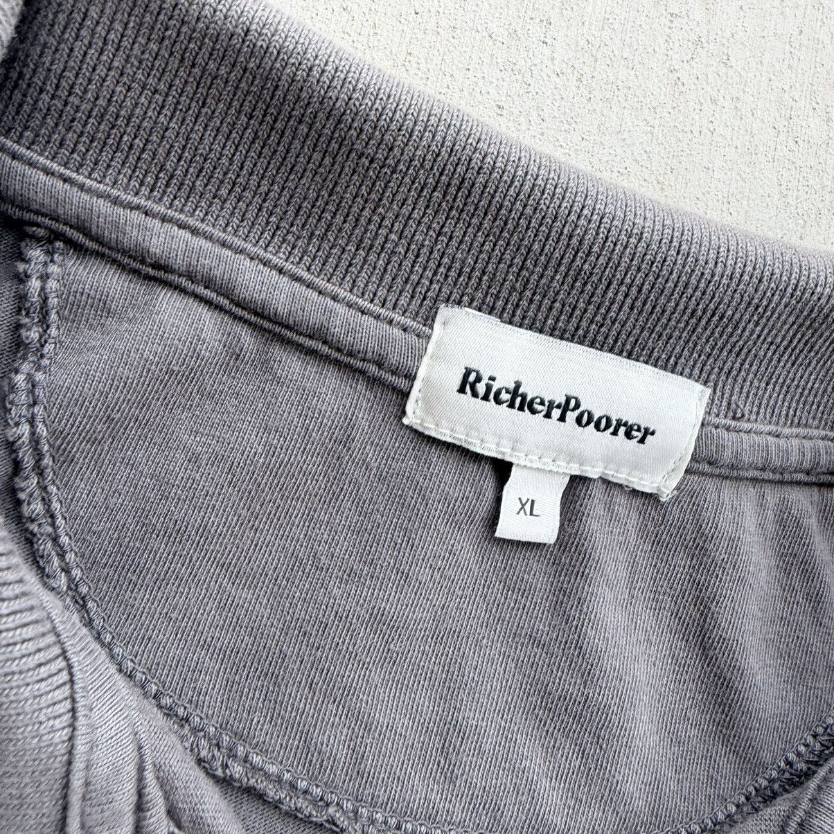 Richer Poorer Richer Poorer Polo Shirt Mens XL Gray Short Sleeve Popover Size US XL / EU 56 / 4 - 3 Thumbnail