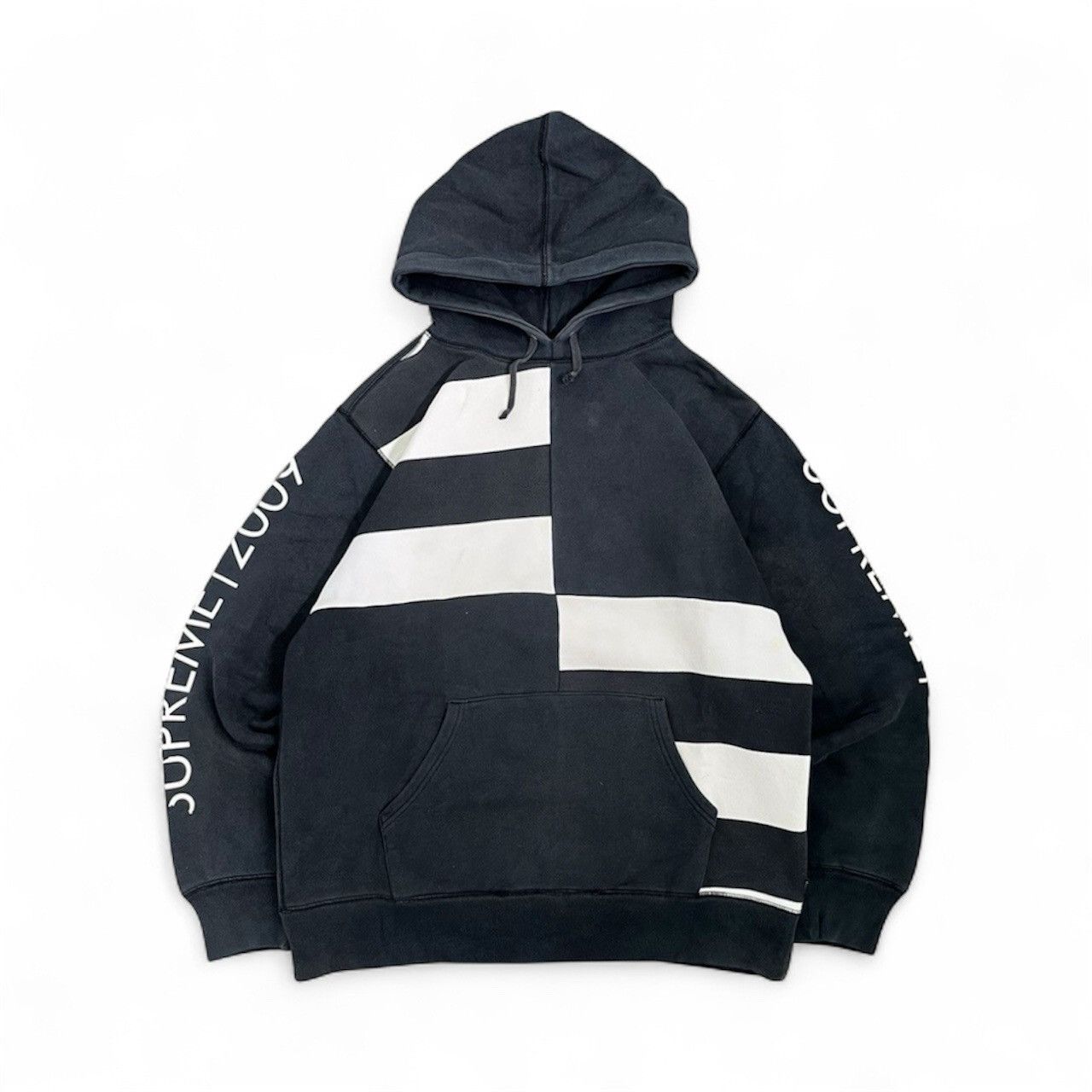 Supreme Supreme 2009 Block Stripe Hoodie Size US XL / EU 56 / 4 - 1 Thumbnail