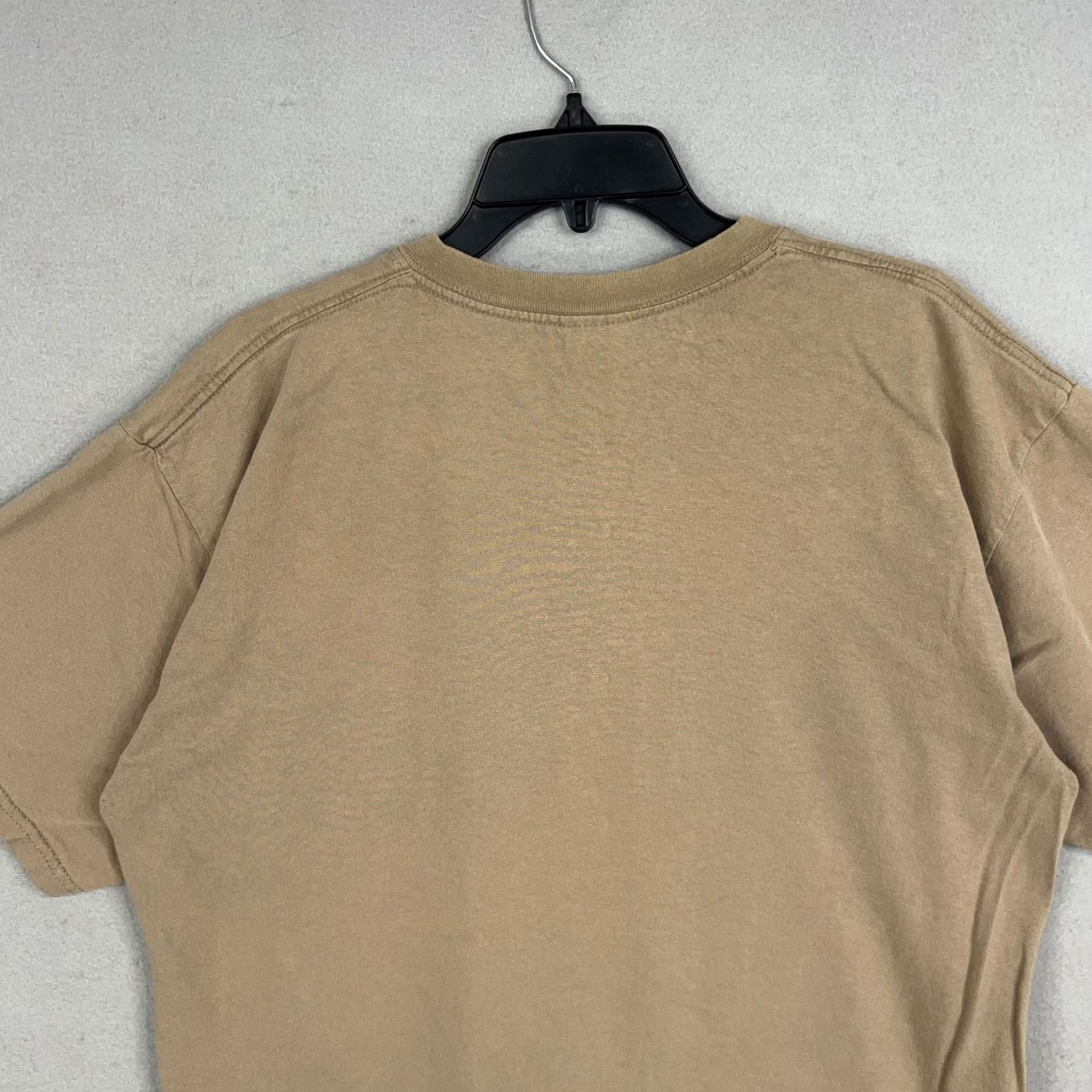 Gildan VINTAGE Danner Shirt Mens XL God Mother Country Graphic Military Boot Americana Beige Size US XL / EU 56 / 4 - 6 Thumbnail