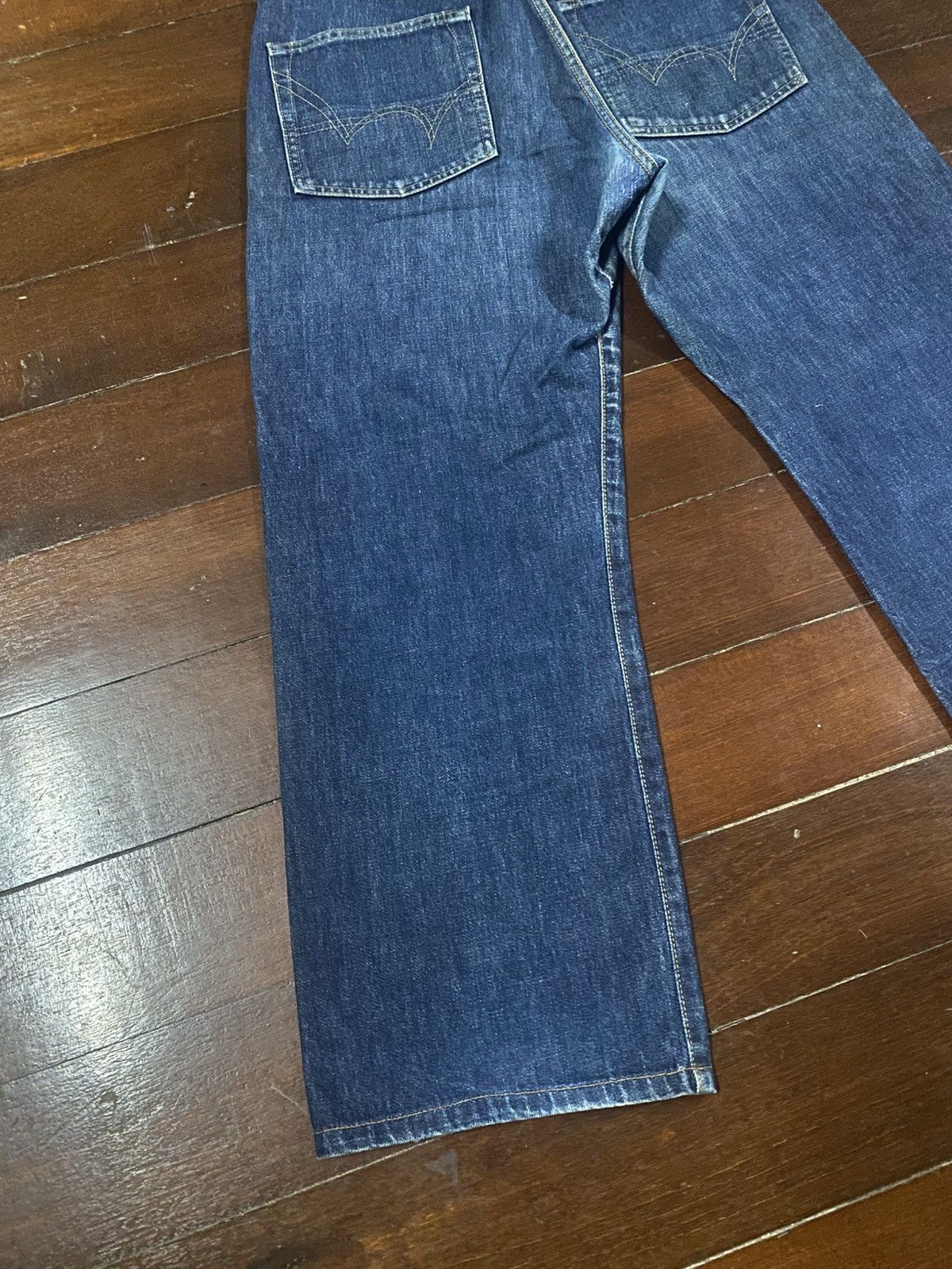 Edwin Vintage 90s Edwin 505 Selvedge Straight Jeans rusty mud wash Size US 35 - 10 Thumbnail