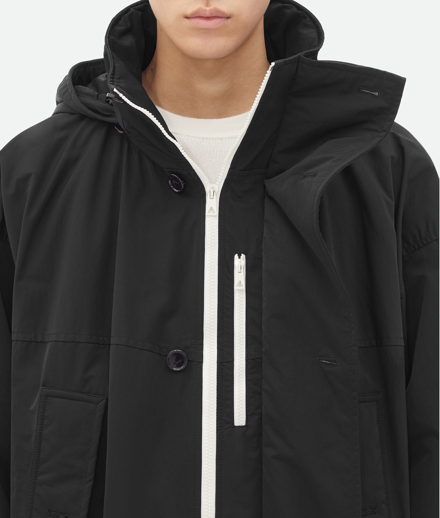 Bottega Veneta o1lf3ng10525 Tech Nylon Padded Jacket in Black Size US M / EU 48-50 / 2 - 4 Thumbnail