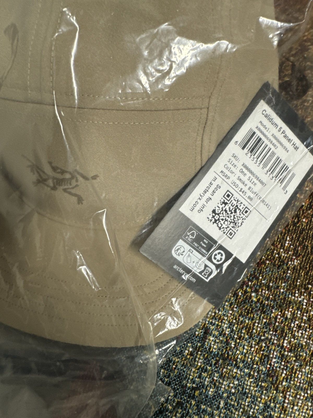 Arc'teryx ARC’TERYX CALIDIUM 5 PANEL HAT SMOKE BLUFF Size ONE SIZE - 3 Thumbnail