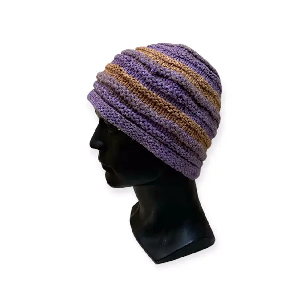 Vintage Japanese Brand Knit Beanie Hat Size ONE SIZE - 1 Thumbnail