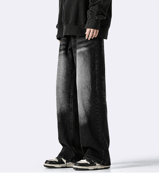 Japanese Brand × Jean Vintage distressed washed American straight casual jeans Size US 32 / EU 48 - 3 Thumbnail