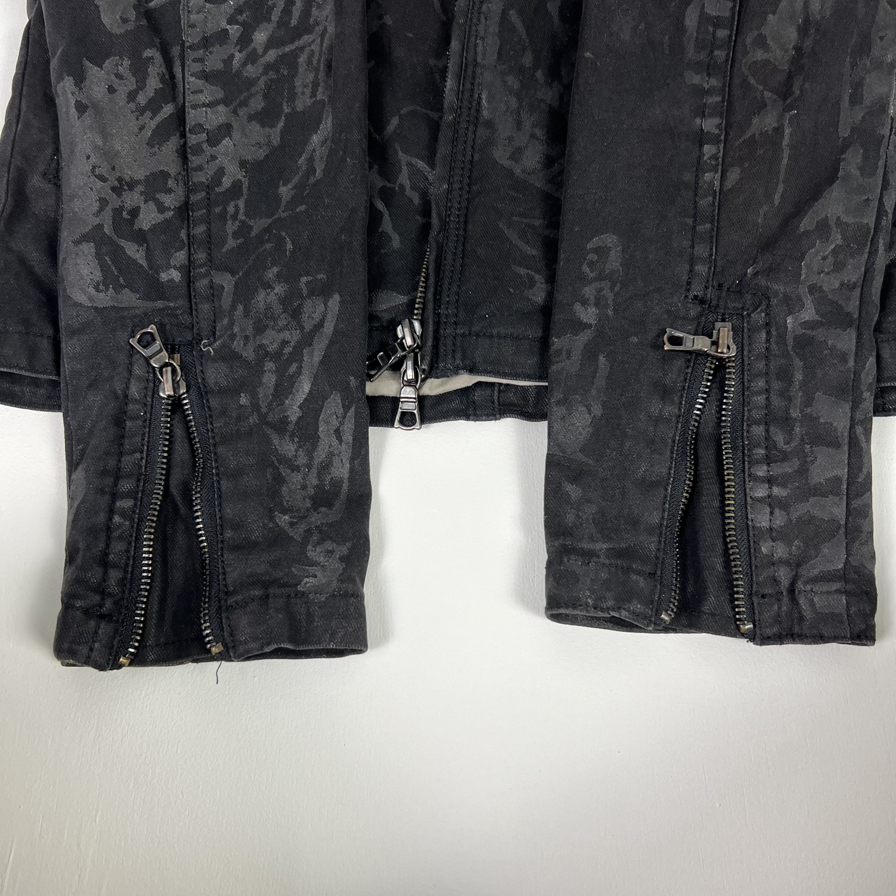 Vintage Midas Punk Style ZipperUps Jacket Multizipper