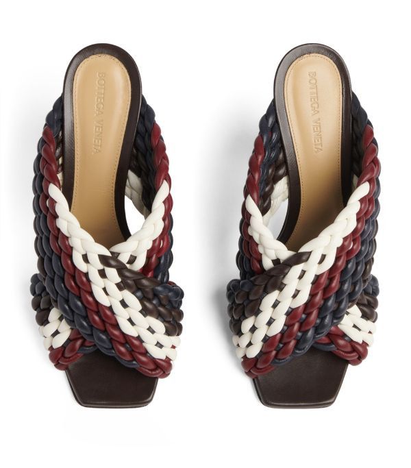 Bottega Veneta o1loc1c0824 Leather Mules & Clogs in Multicolor Size US 10 / IT 40 - 2 Thumbnail