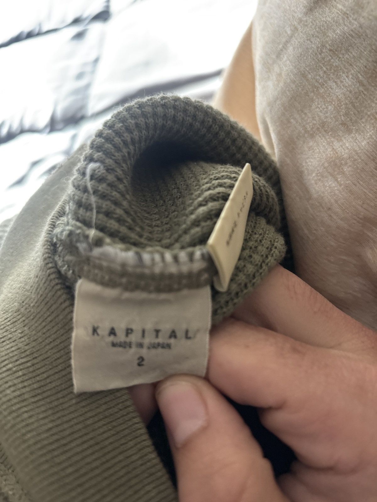Kapital Kapital Waffle-Knit Sweatshirt Size US M / EU 48-50 / 2 - 10 Thumbnail